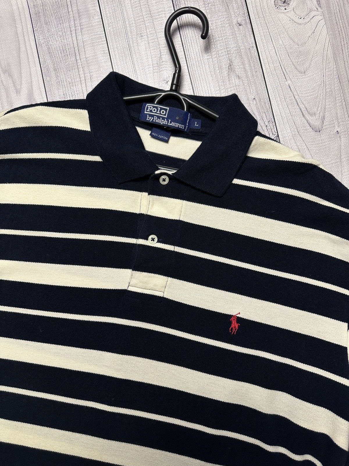 Vintage Polo Ralph Lauren rugby jersey size L/XL striped