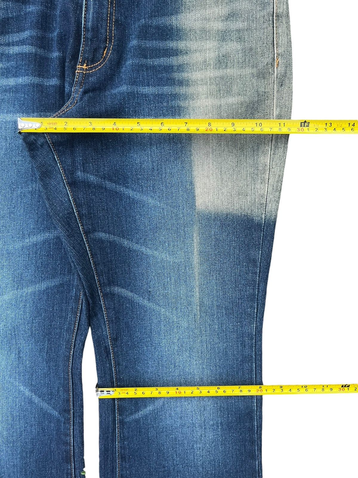 Japanese Brand Vintage Japanese Brand Sun Faded Blue Washed Flare Jeans Size US 28 / EU 44 - 14 Thumbnail