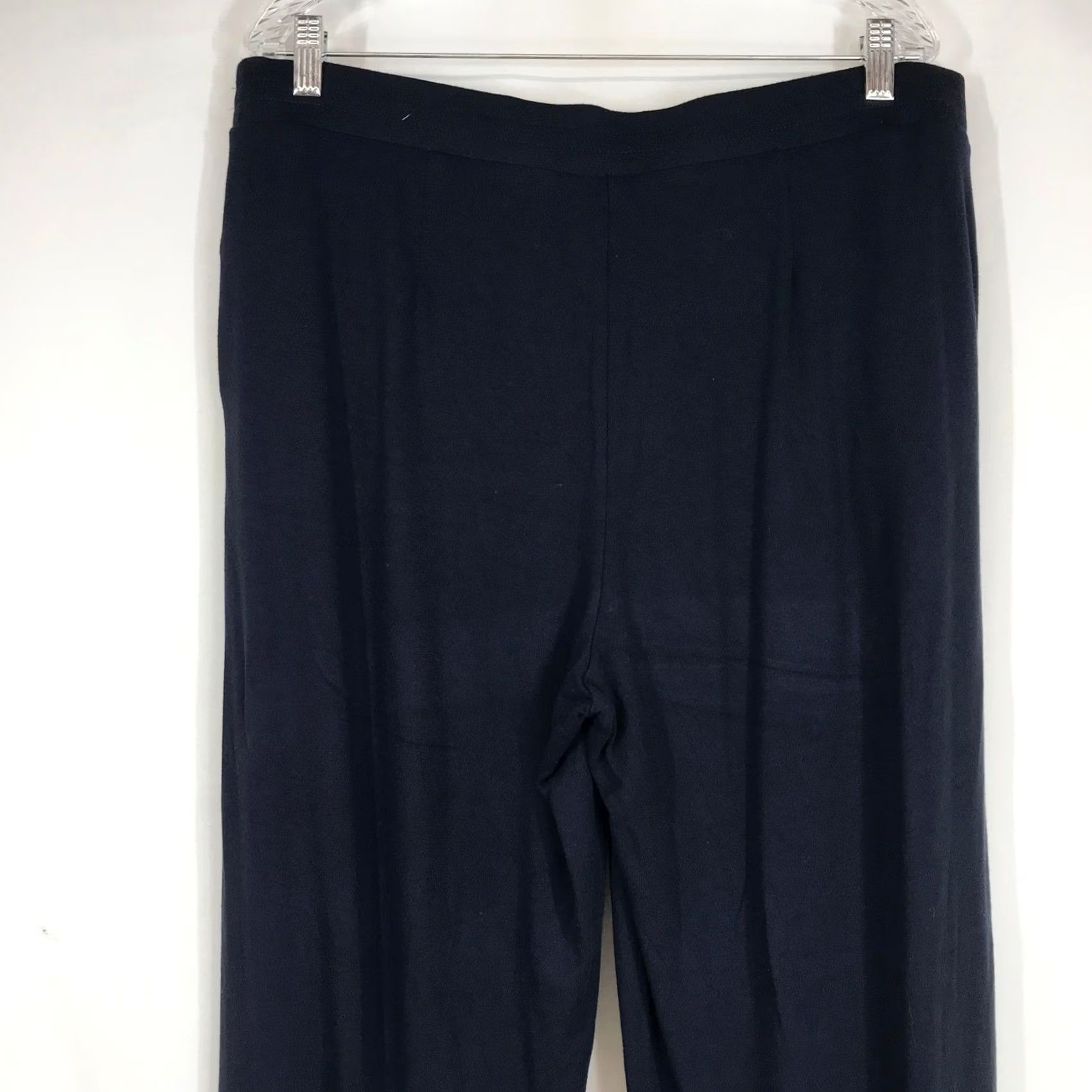 Vintage Pure Jill Eco-Terry Navy Blue Straight Leg Pants Womens L Large Navy Blue Straight Leg Pants Womens Regular L Size 36" / US 14 / IT 50 - 5 Thumbnail