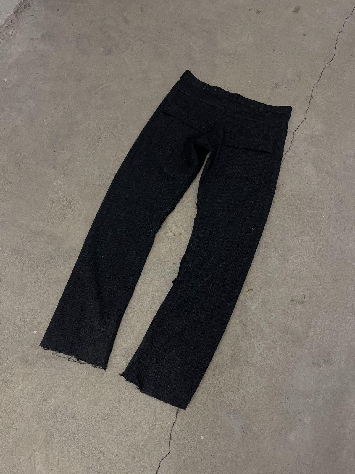 Other PLAGIARISM Black Wool Suit Pants Size US 32 / EU 48 - 6 Thumbnail