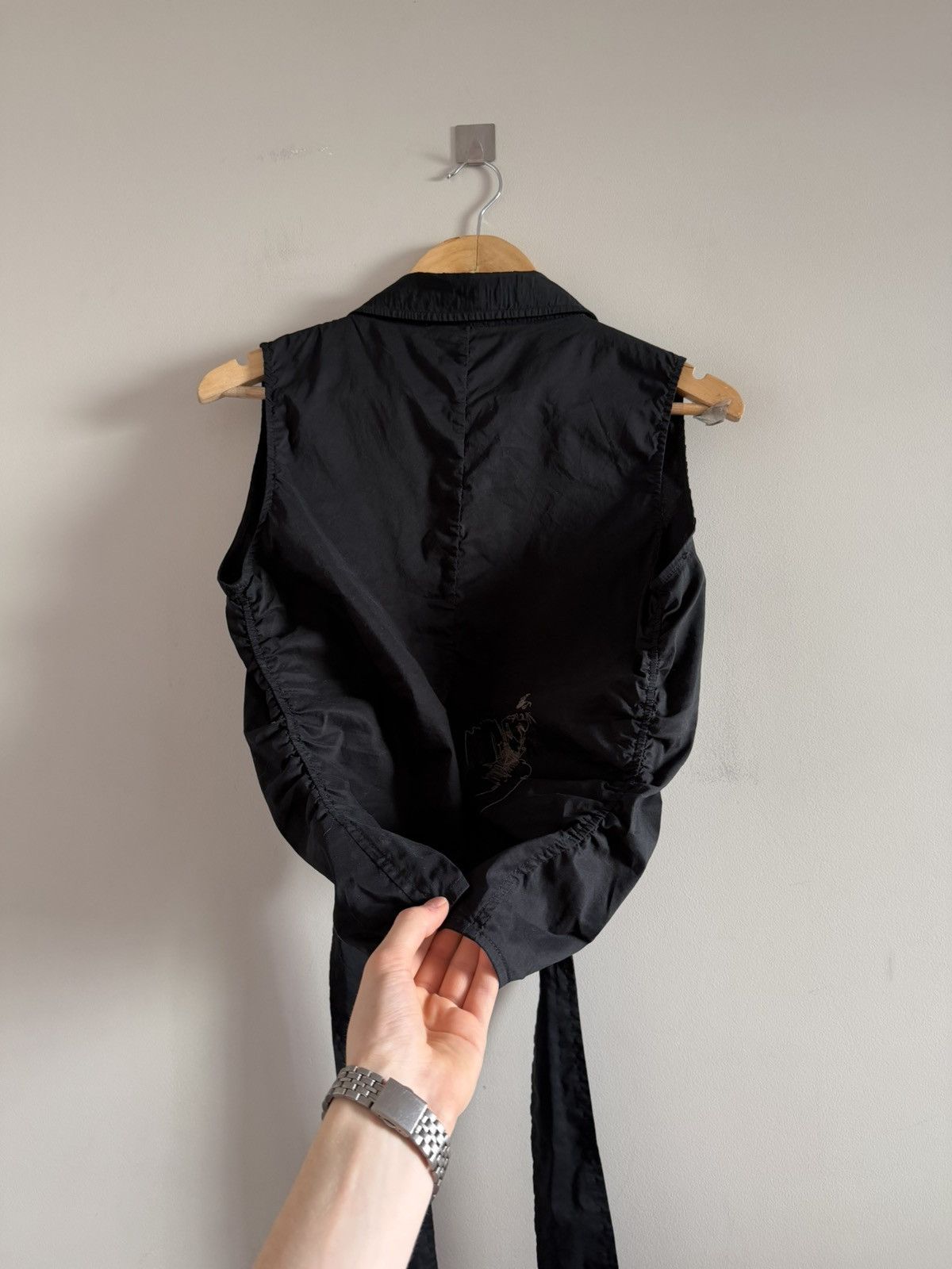 Cop Copine Cop Copine Draped Tie Blouse Size M / US 6-8 / IT 42-44 - 8 Thumbnail