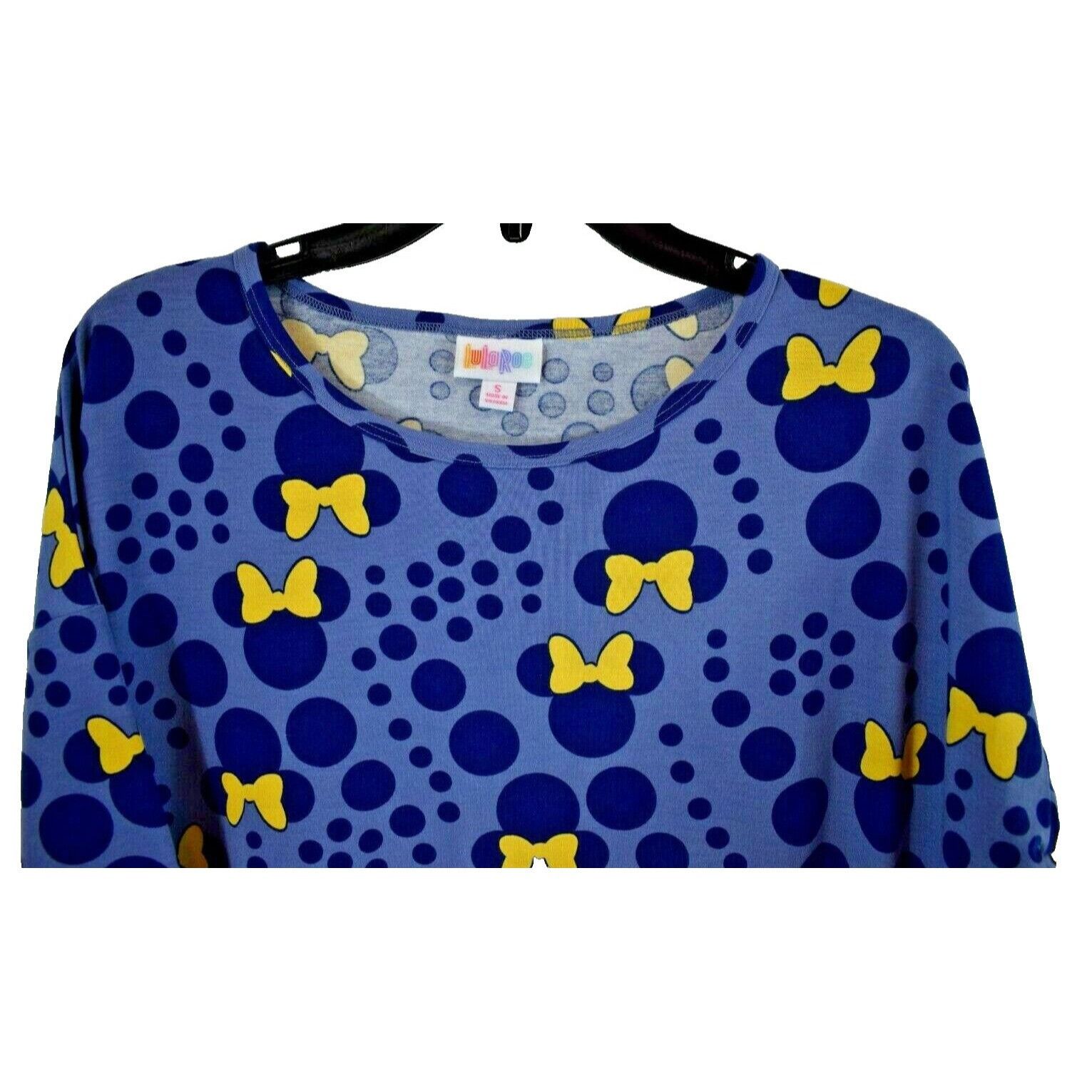 Other LuLaRoe Misses Small Disney Blue Minnie Mouse Short Sleeve I Size S / US 4 / IT 40 - 10 Thumbnail