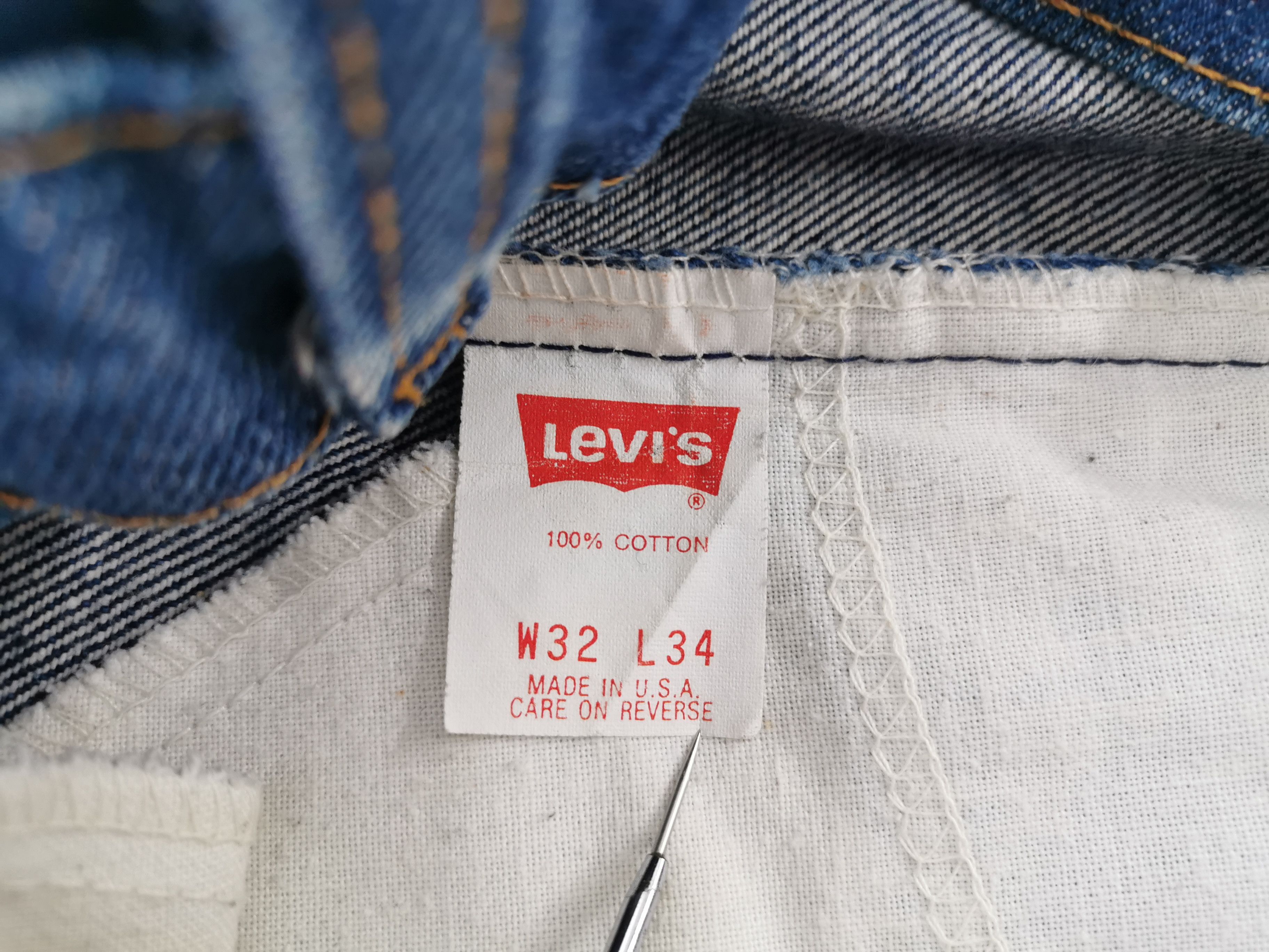 Levi's Vintage 90's Levis Lot 517 Orange Tab Denim Made In USA Size US 31 - 9 Thumbnail