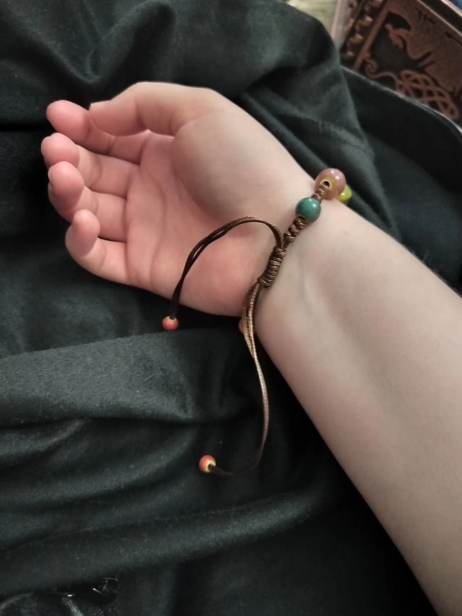 Handmade Star Ceramic Bracelet Handmade Jewelry Gift For Her Size ONE SIZE - 5 Thumbnail