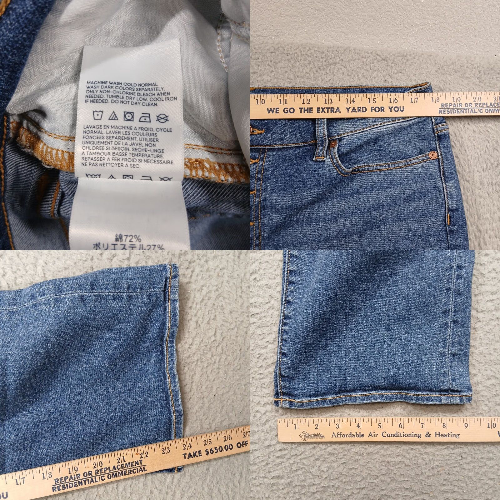 Lands' End VINTAGE Lands' End Jeans Size 38" / US 16 / IT 52 - 8 Thumbnail