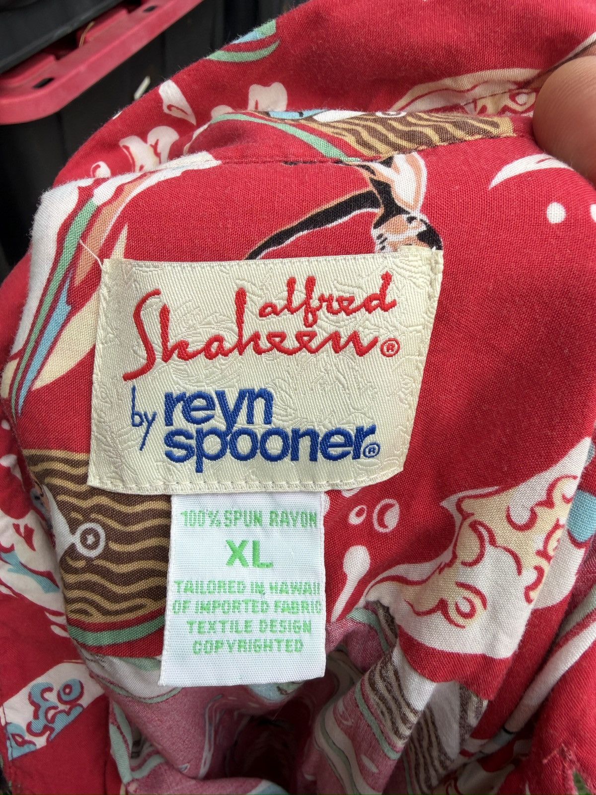 Reyn Spooner Pre Owned Reyn Spooner Alfred Shaheen Hawaiian Men's XL Size US XL / EU 56 / 4 - 4 Thumbnail