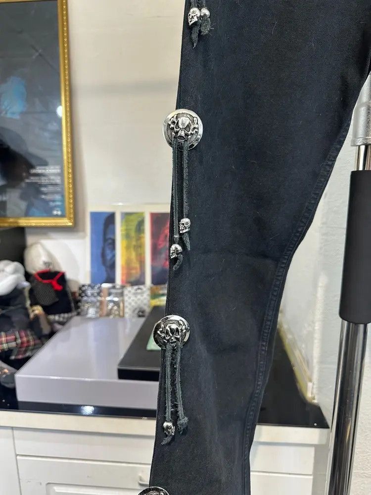 Undercover Undercover 03aw paper doll skull button pants Size US 30 / EU 46 - 6 Thumbnail