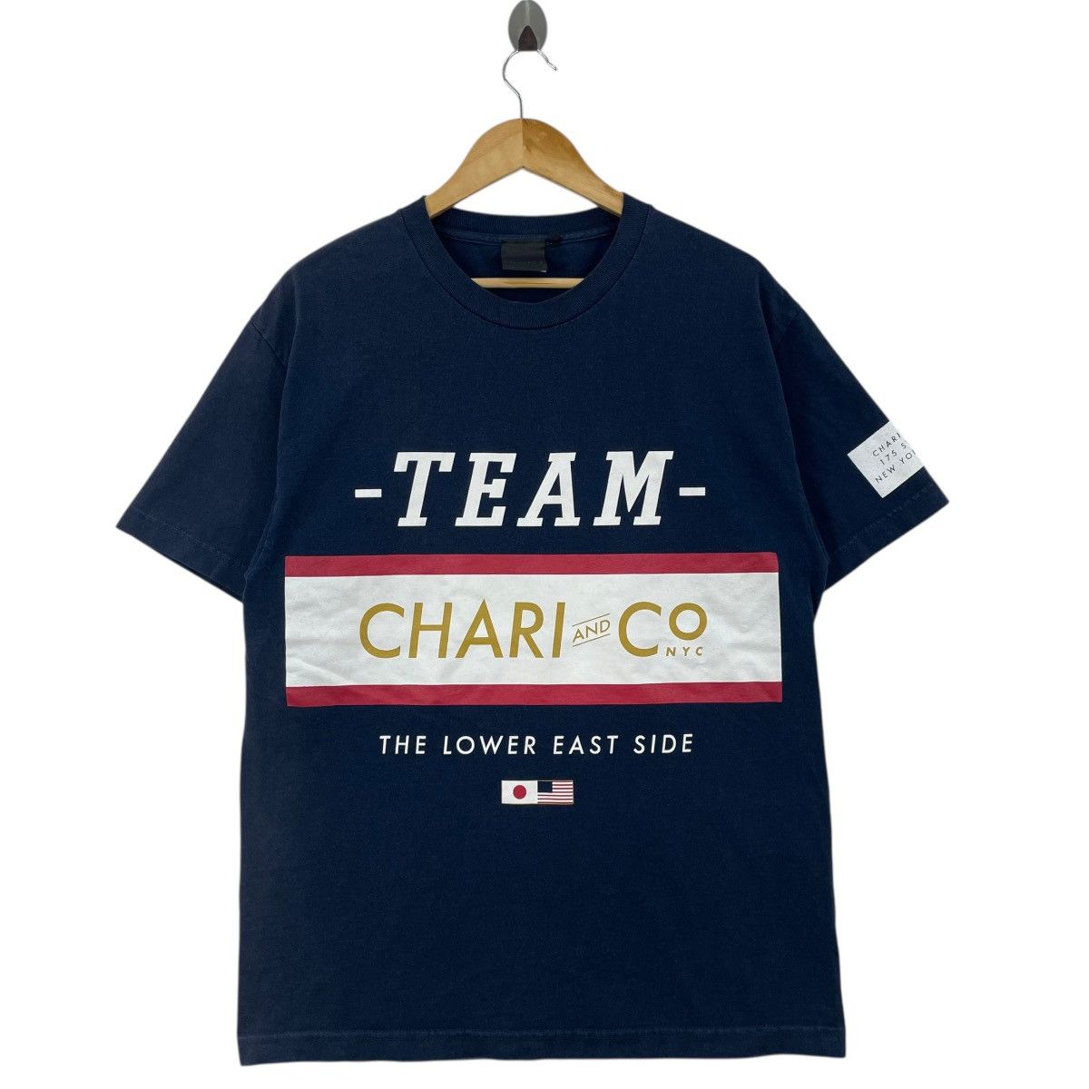 Beams Japan Beams X Chari&Co Nyc Team Tee Shirt Size US L / EU 52-54 / 3 - 2 Thumbnail