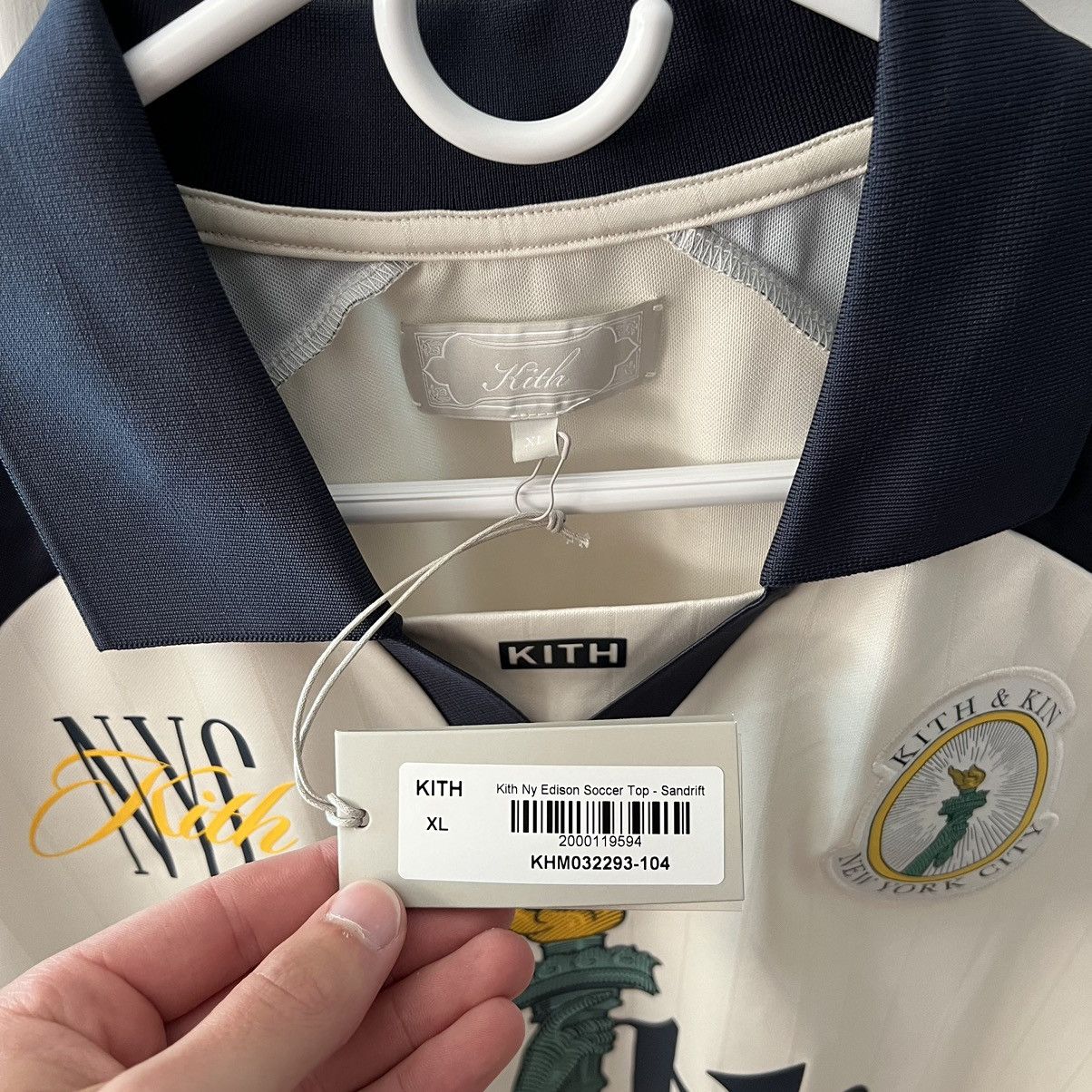 Kith New York Edison Soccer Jersey Mens XL | eBay