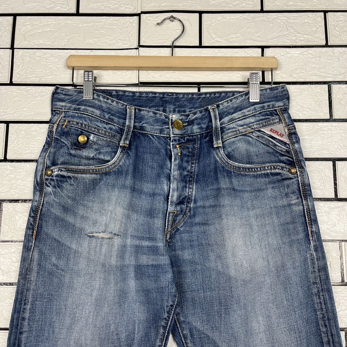 Replay Vintage Replay Tredmark Italy Blue Denim Jeans Size US 30 / EU 46 - 2 Thumbnail