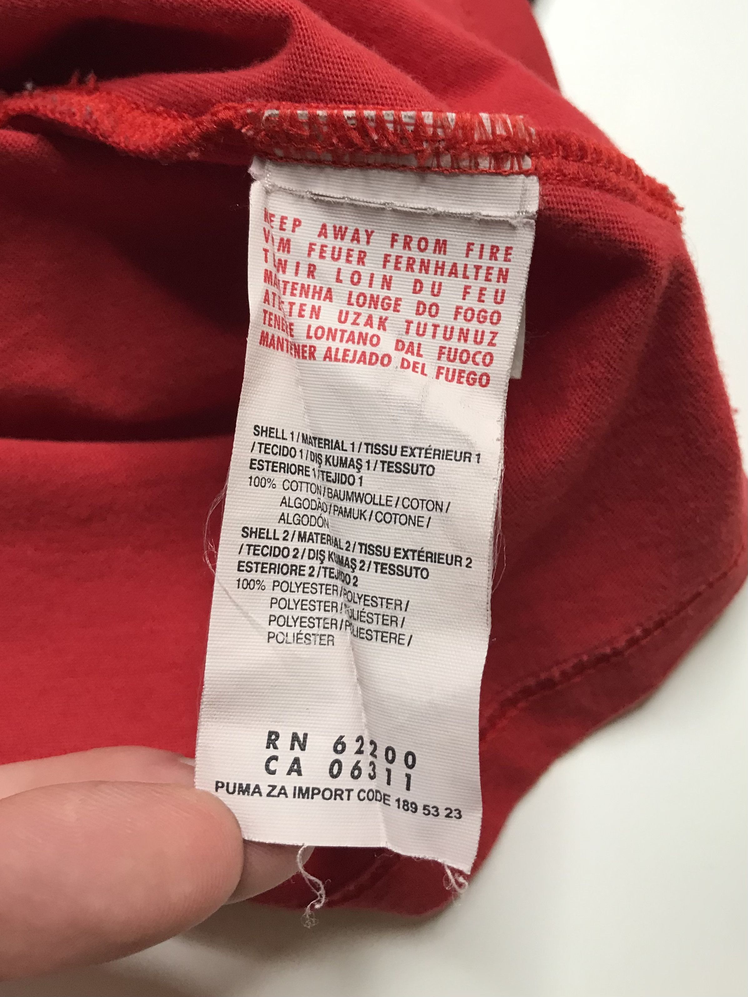 Ferrari × Puma Puma Scuderia Ferrari T-Shirt F1 Team Santander Racing Size US L / EU 52-54 / 3 - 6 Thumbnail