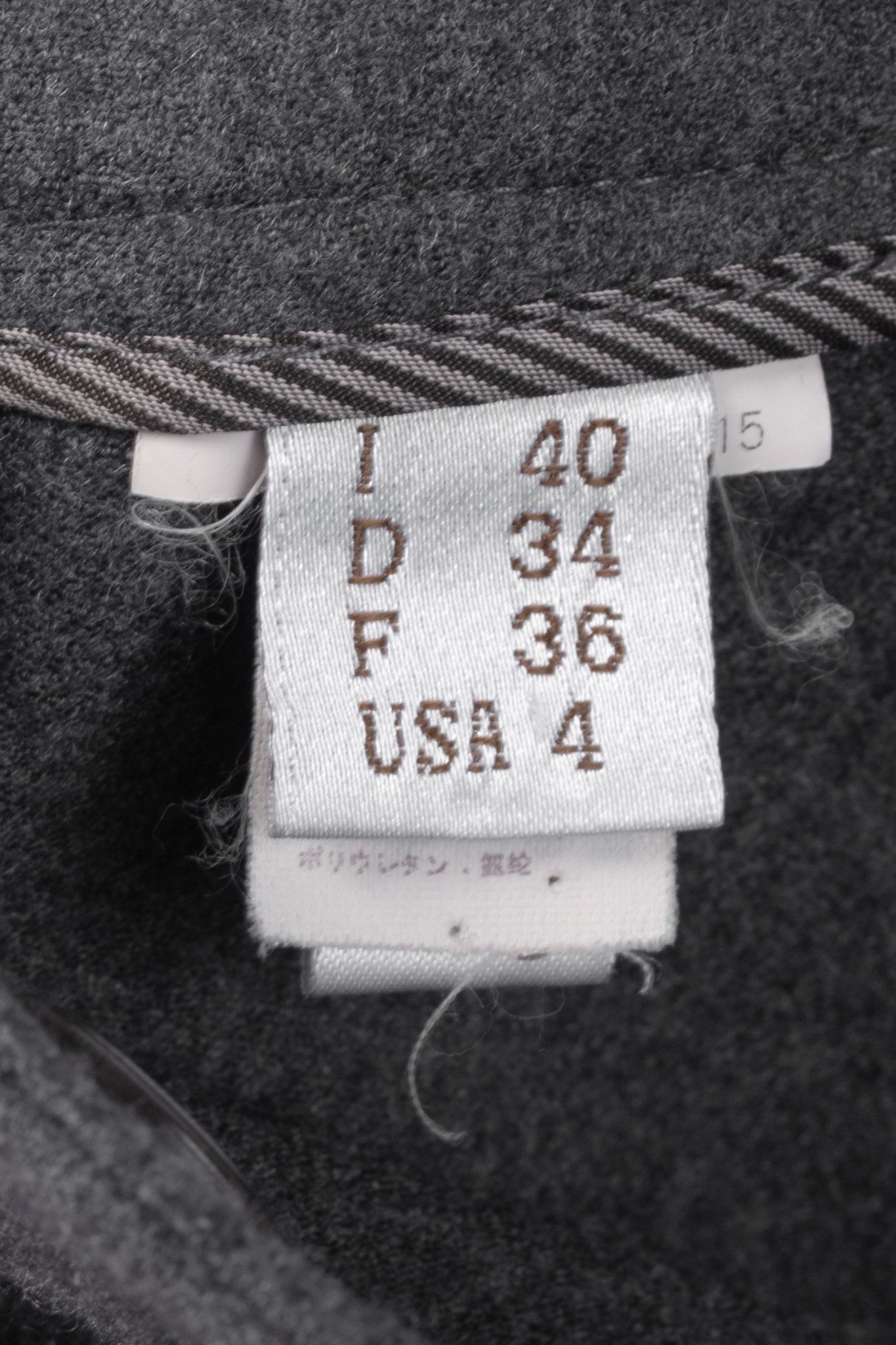 Brunello Cucinelli Brunello Cucinelli Grey Wool-Flannel Skinny Pants Size 27" / US 4 / IT 40 - 9 Thumbnail