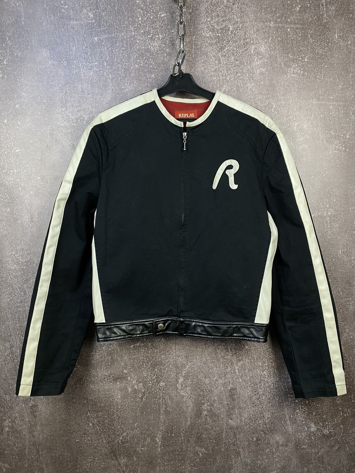 Replay Vintage Y2K Light Leather jacket Replay Hype rare Size US L / EU 52-54 / 3 - 2 Thumbnail