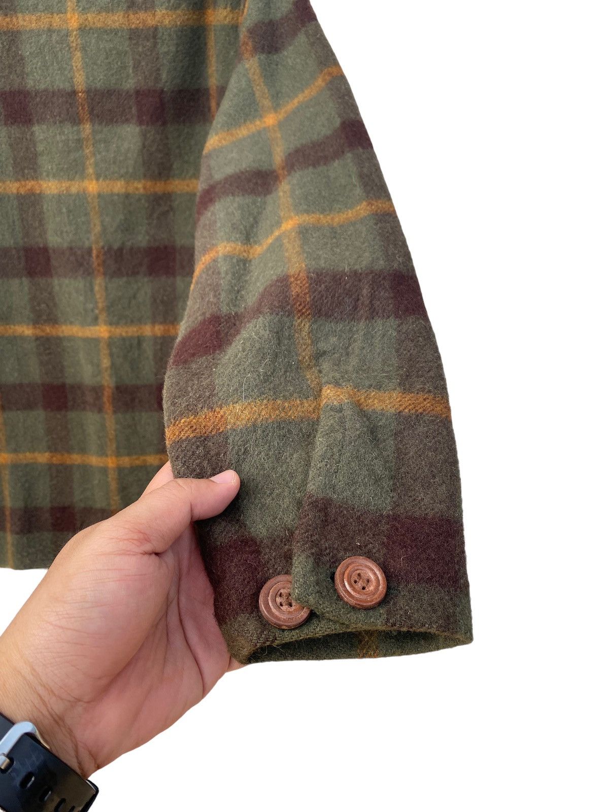 Vintage Vintage Woolrich Checkered Wool Jacket Size US M / EU 48-50 / 2 - 4 Thumbnail
