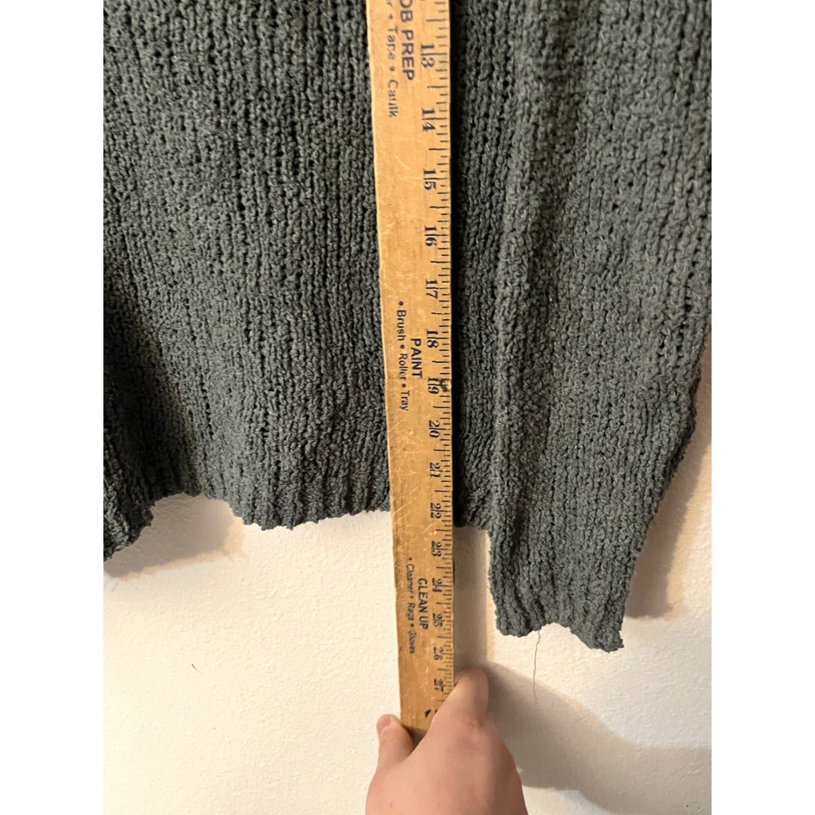 Vintage Aerie Sweater Womens M Green Long Sleeve Mock Neck Pullover Casual Preppy Knit Size M / US 6-8 / IT 42-44 - 4 Thumbnail