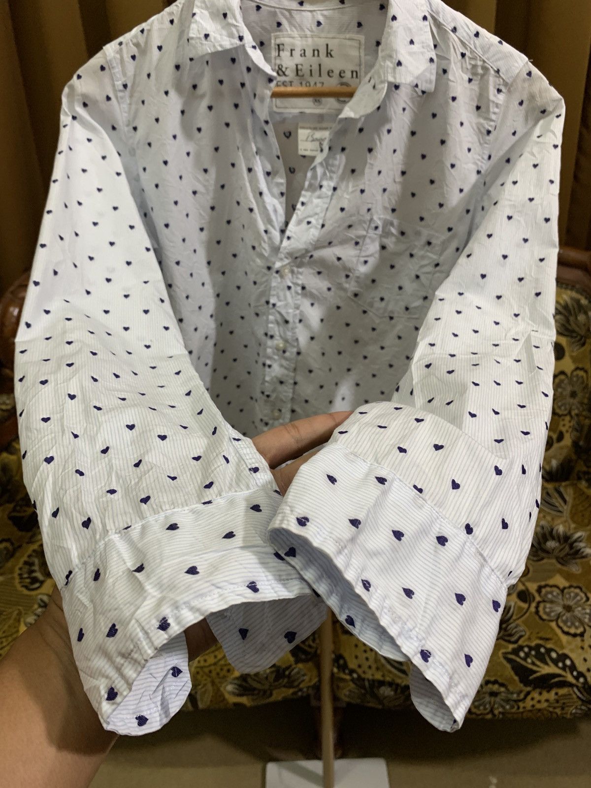 Frank & Eileen FRANK & EILEEN RELAXED BUTTON UPS SHIRT WITH LOVE DESIGN Size XS / US 0-2 / IT 36-38 - 10 Thumbnail