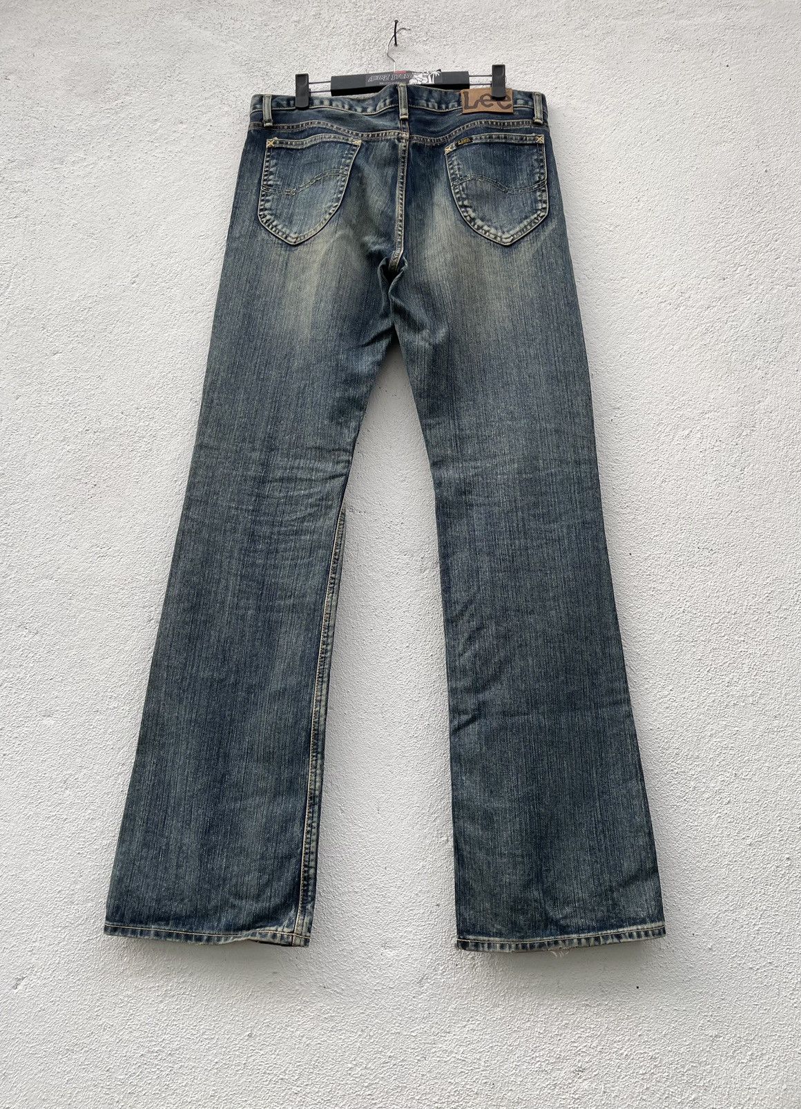 Lee Vintage Y2K Lee Rider Flare Denim Jeans Size US 35 - 19 Thumbnail