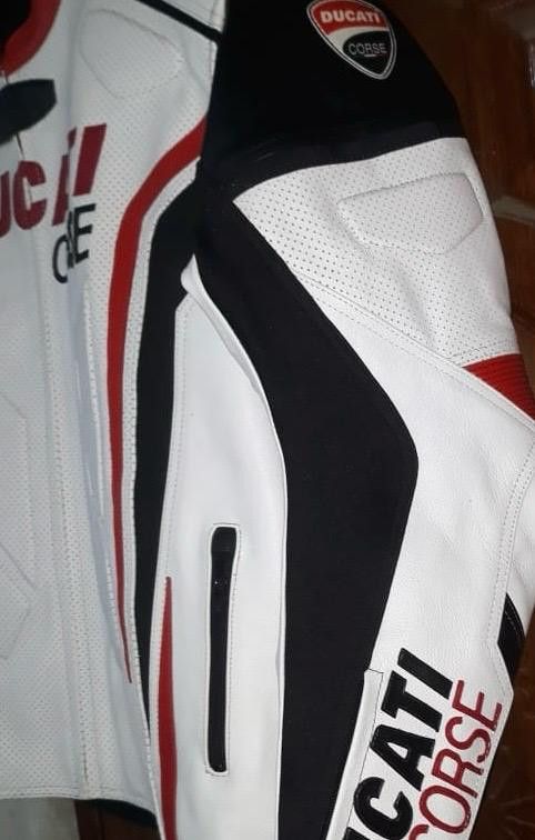 Ducati × Vintage Vintage Ducati Corse Motorbike Leather Jacket Size US L / EU 52-54 / 3 - 4 Thumbnail