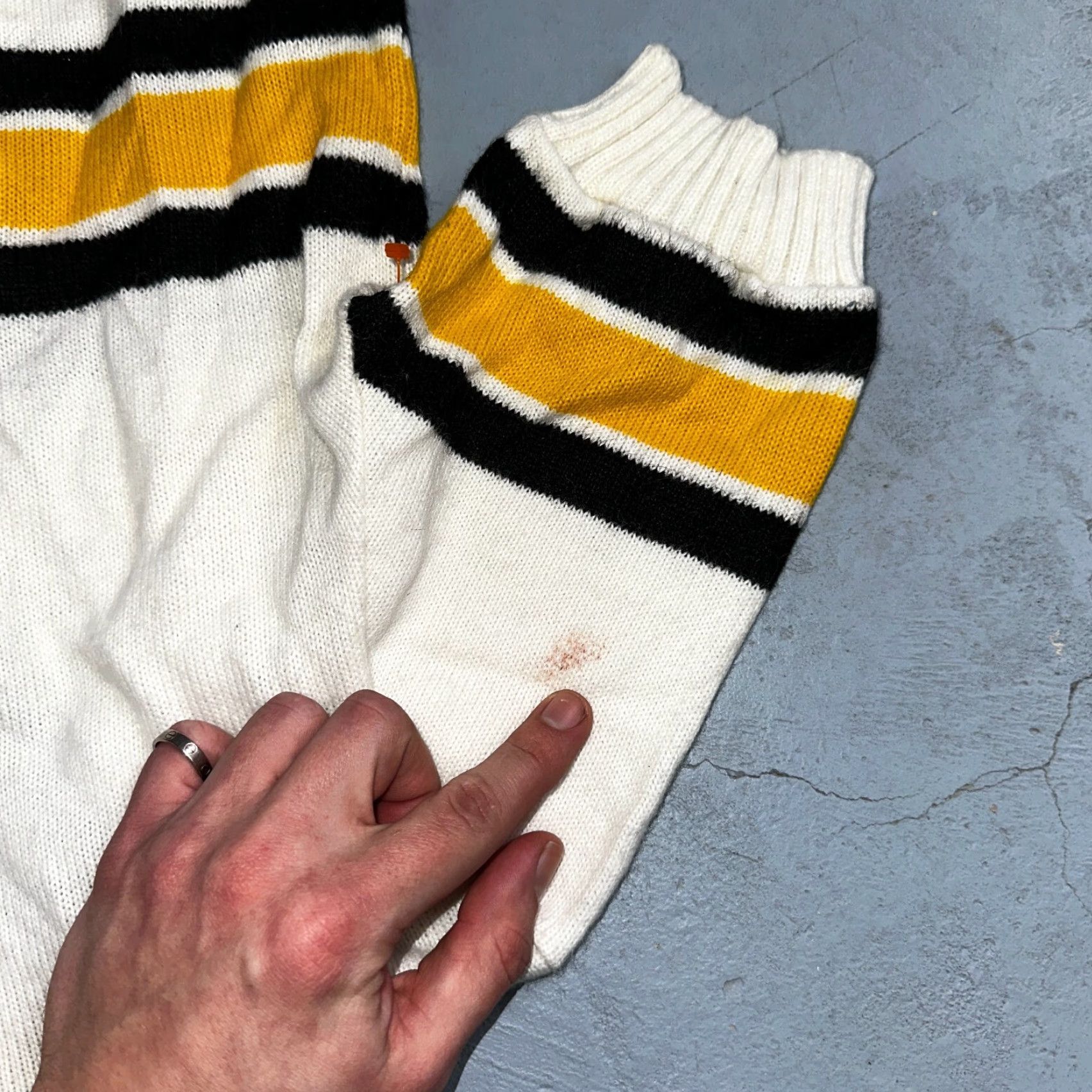 Vintage VINTAGE 1960s 60s College High School Cheerleader Sweater Stacey L Rockabilly L Size L / US 10 / IT 46 - 8 Thumbnail