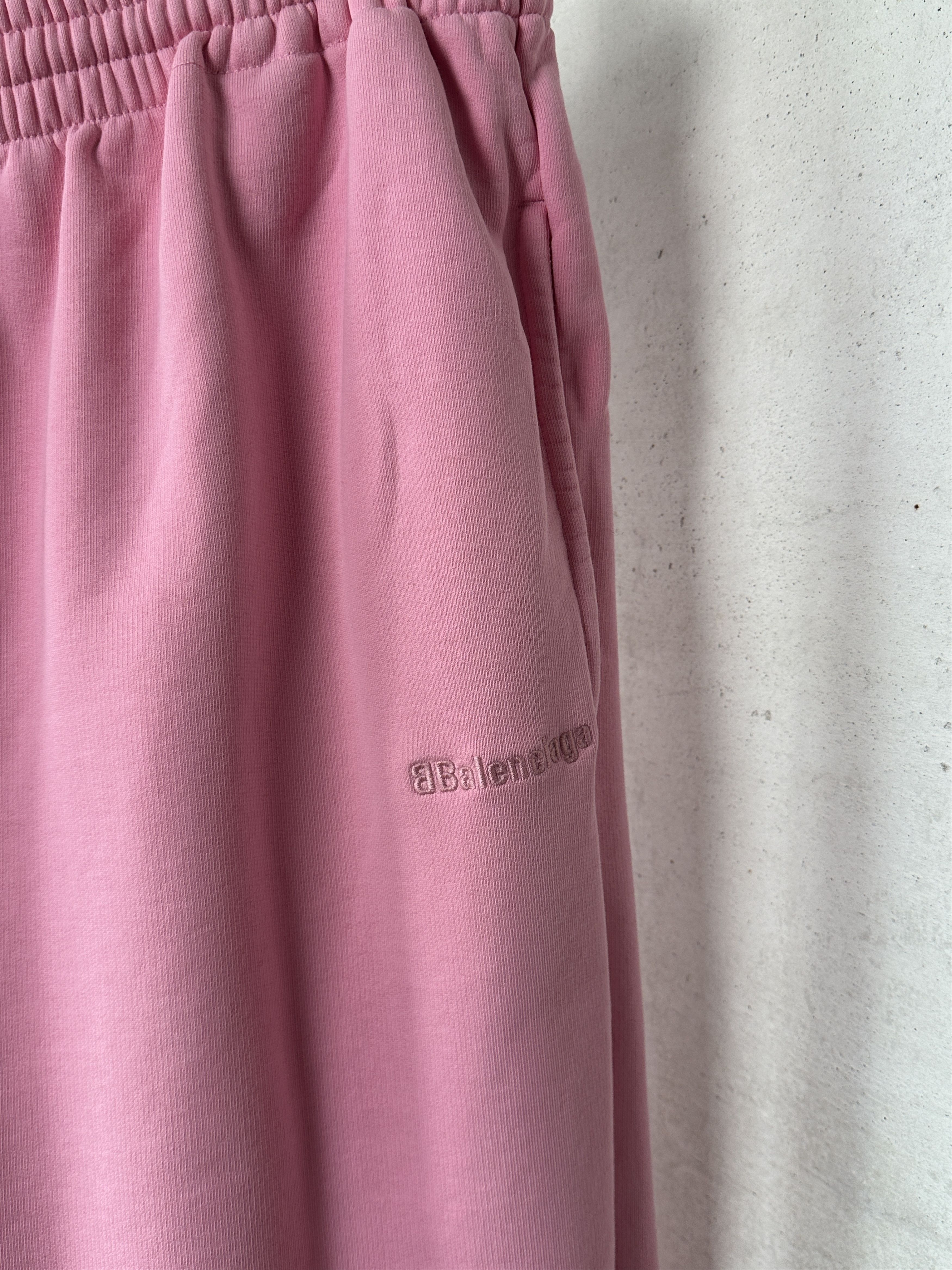 Balenciaga Balenciaga Pink BB Logo Sweatpants Size US 34 / EU 50 - 3 Thumbnail