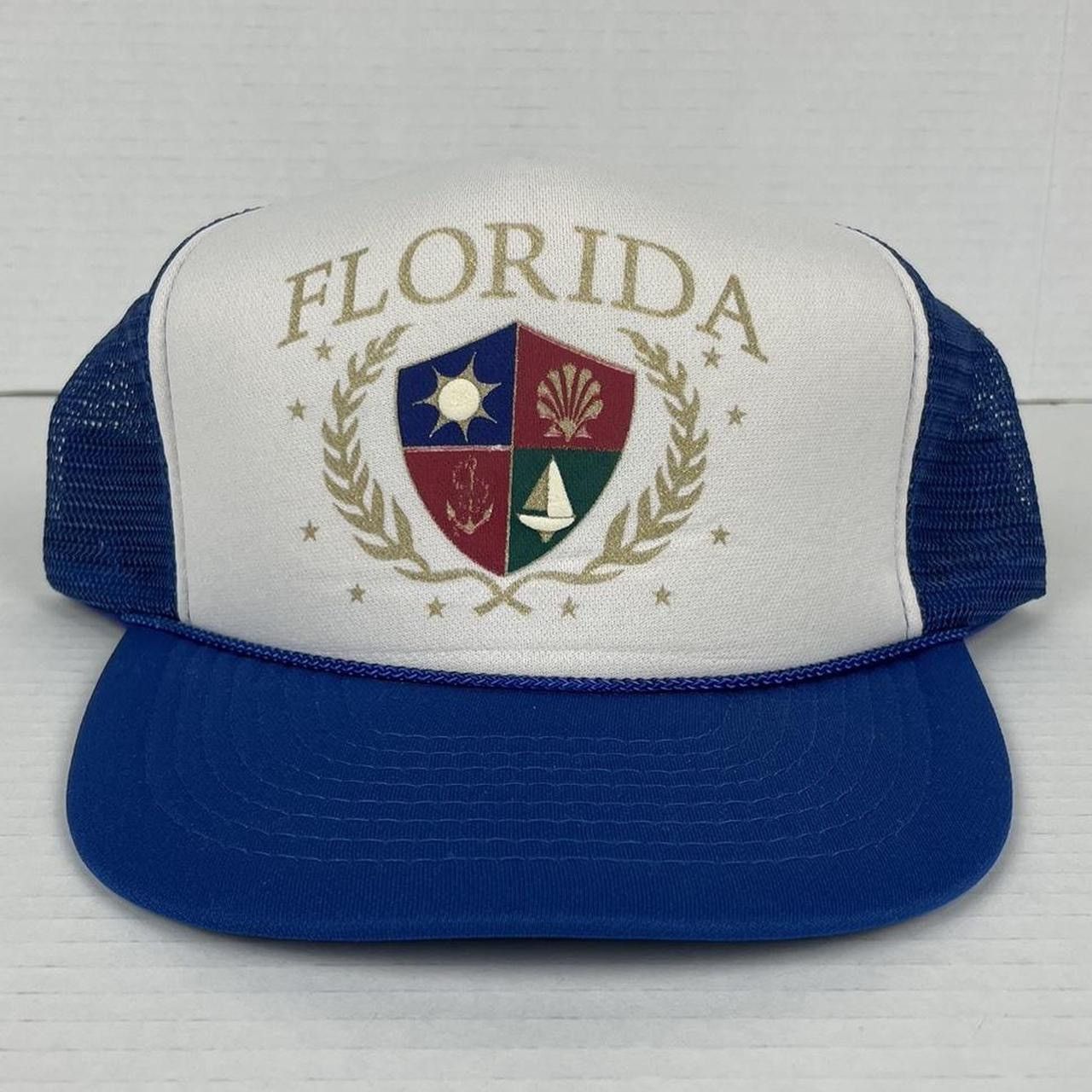 Other Vintage Florida Trucker Hat Snapback Beach Sailboat Crest Size ONE SIZE - 1 Thumbnail