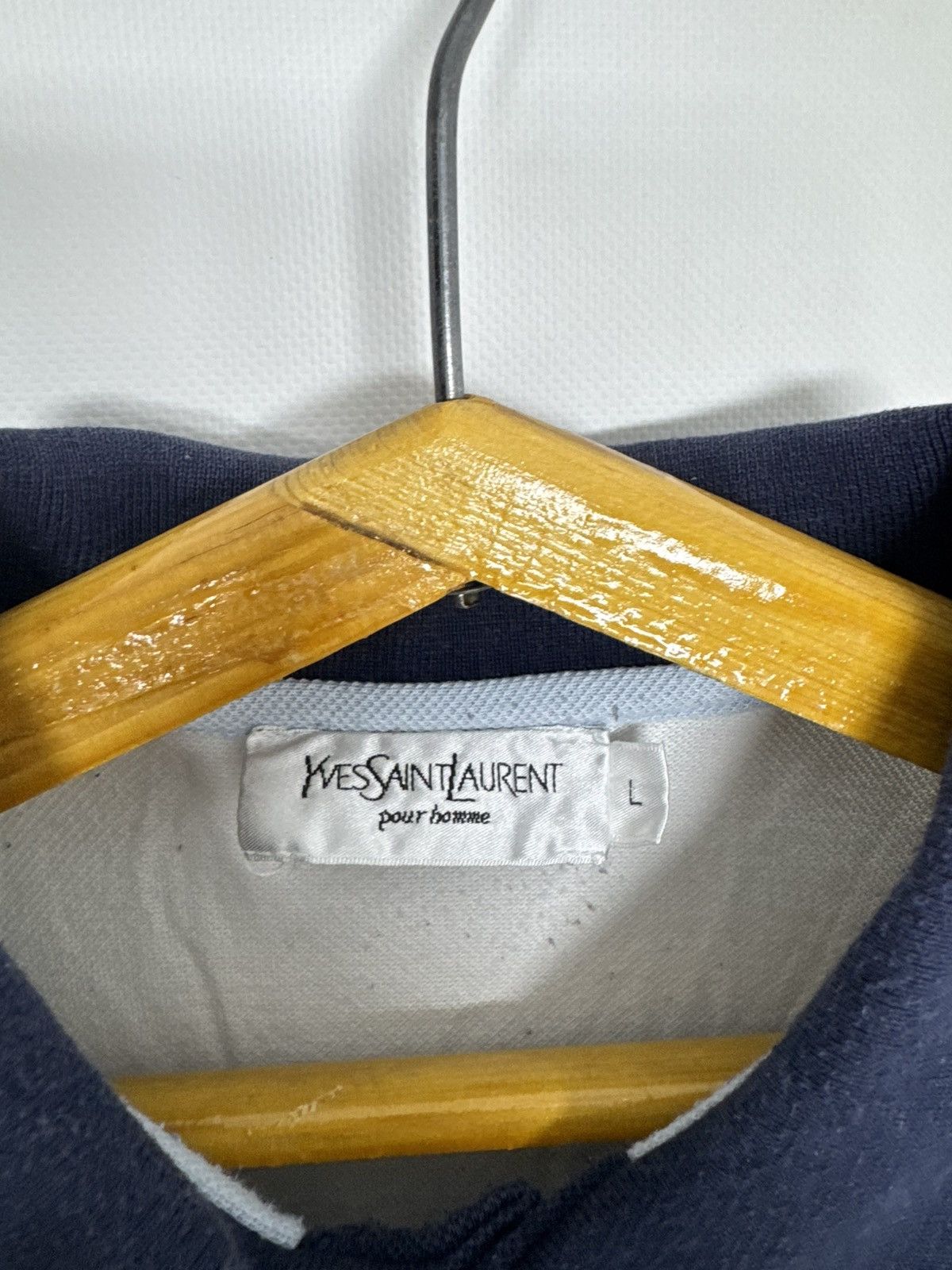 Yves Saint Laurent Vintage Yves Saint Laurent Polo Shirt Size US L / EU 52-54 / 3 - 8 Thumbnail