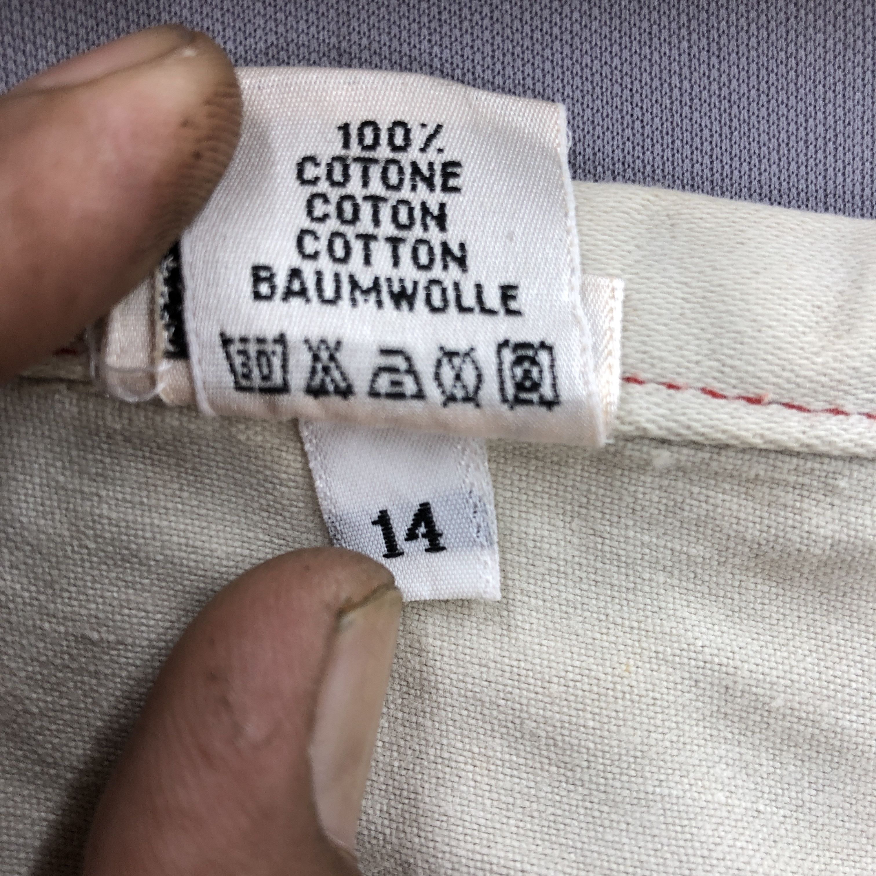 Replay Vintage Replay Buckle Back Jeans Workers Beige Denim Pants Size 28" / US 6 / IT 42 - 12 Thumbnail