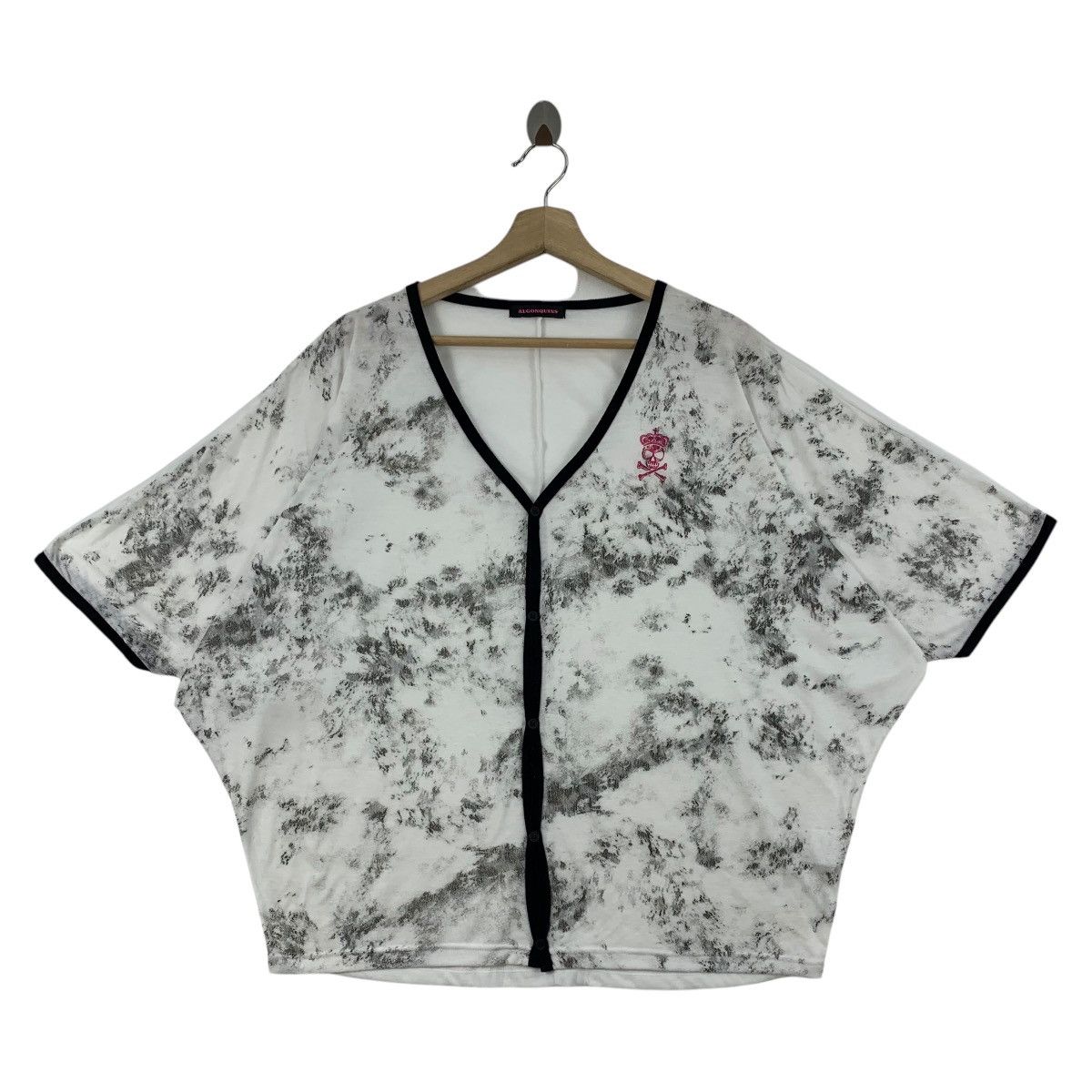 Japanese Brand × Seditionaries ALGONQUINS Baggy short sleeve cardingan women tee Size 4XL / US 24-26 - 1 Thumbnail