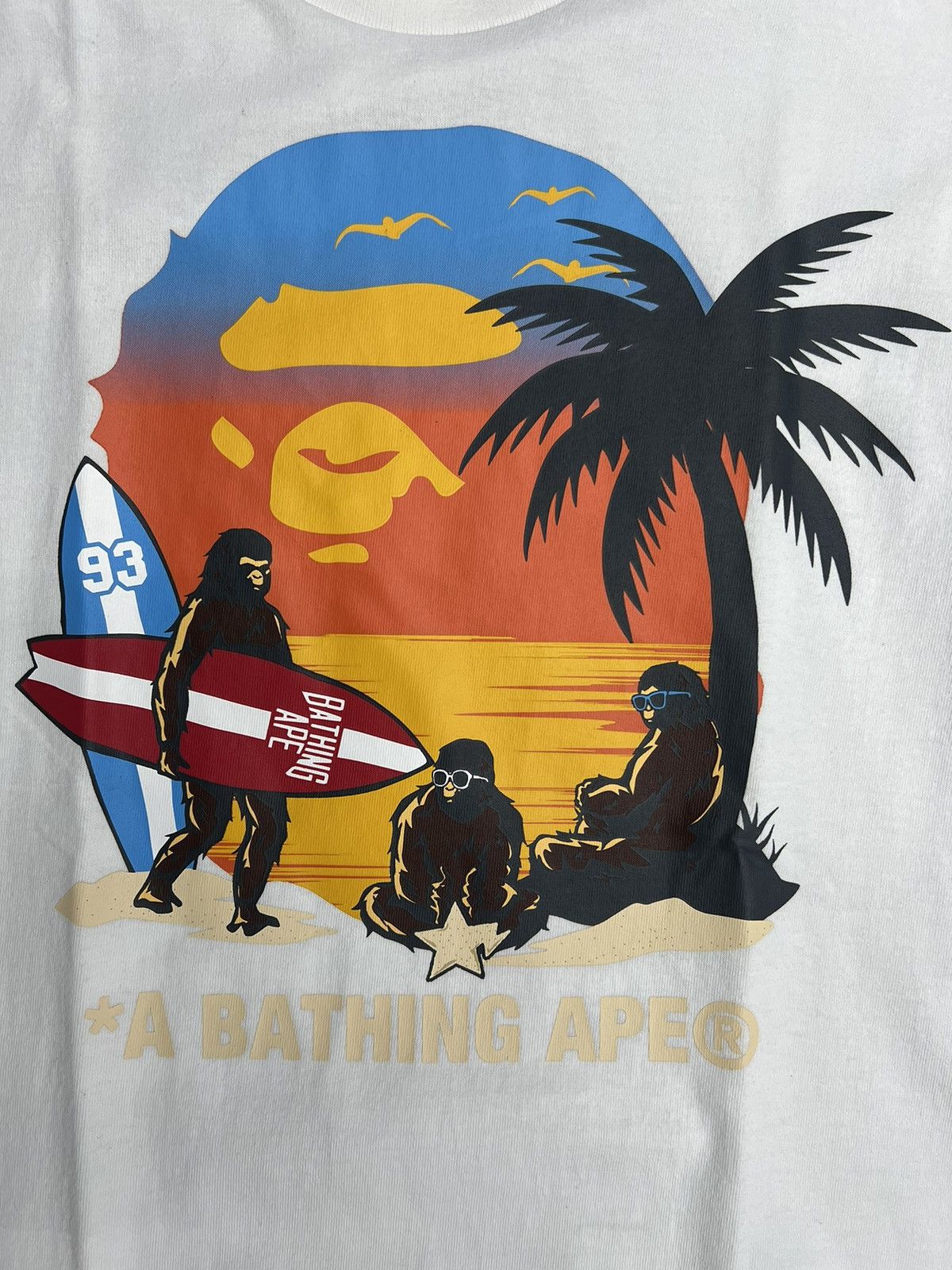 Bape Bape Sunset Beach Ape Head T-Shirt Size US S / EU 44-46 / 1 - 2 Thumbnail