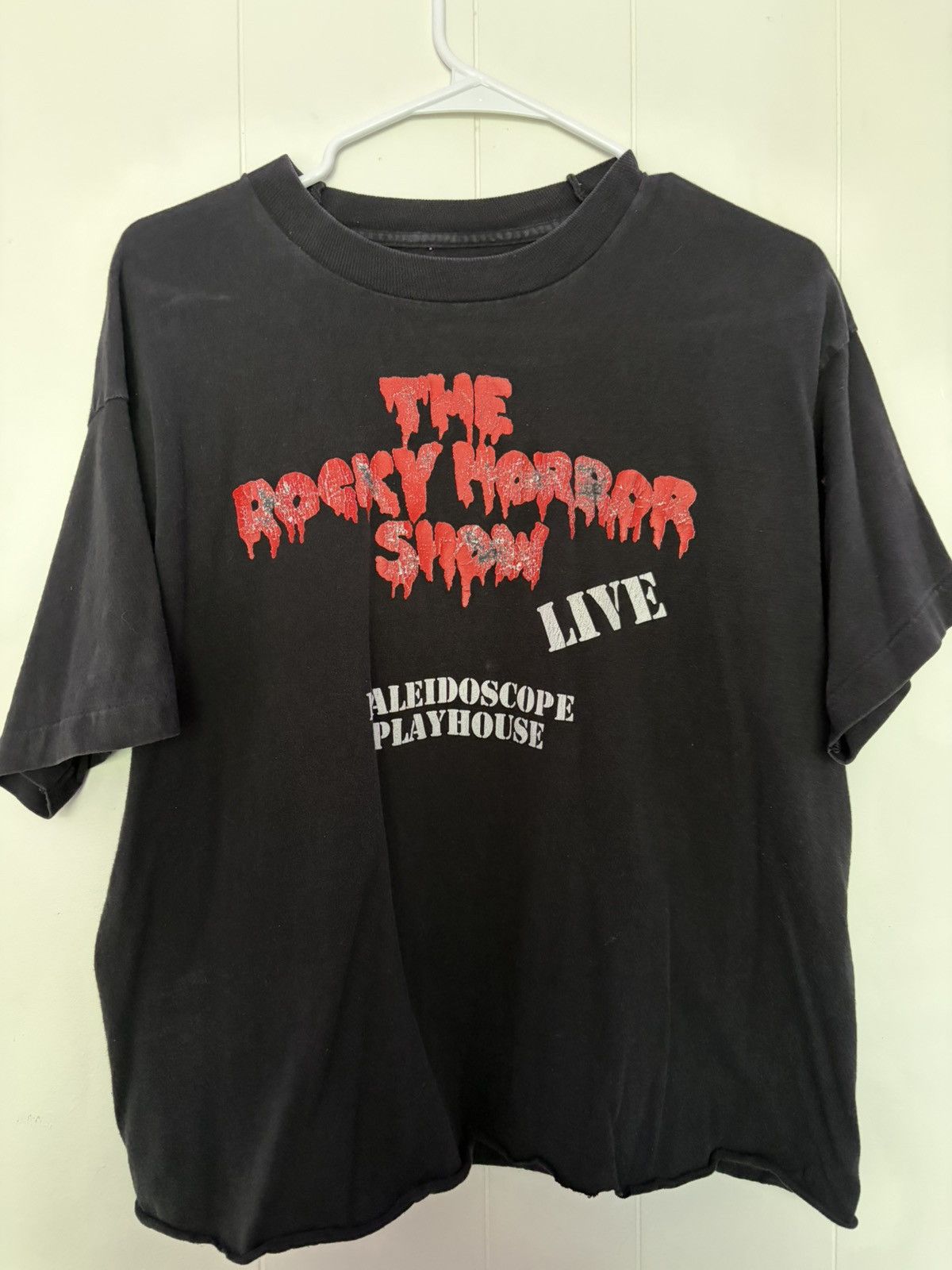 Vintage Vintage cropped The Rocky Horror Show black t-shirt Size US S / EU 44-46 / 1 - 1 Thumbnail