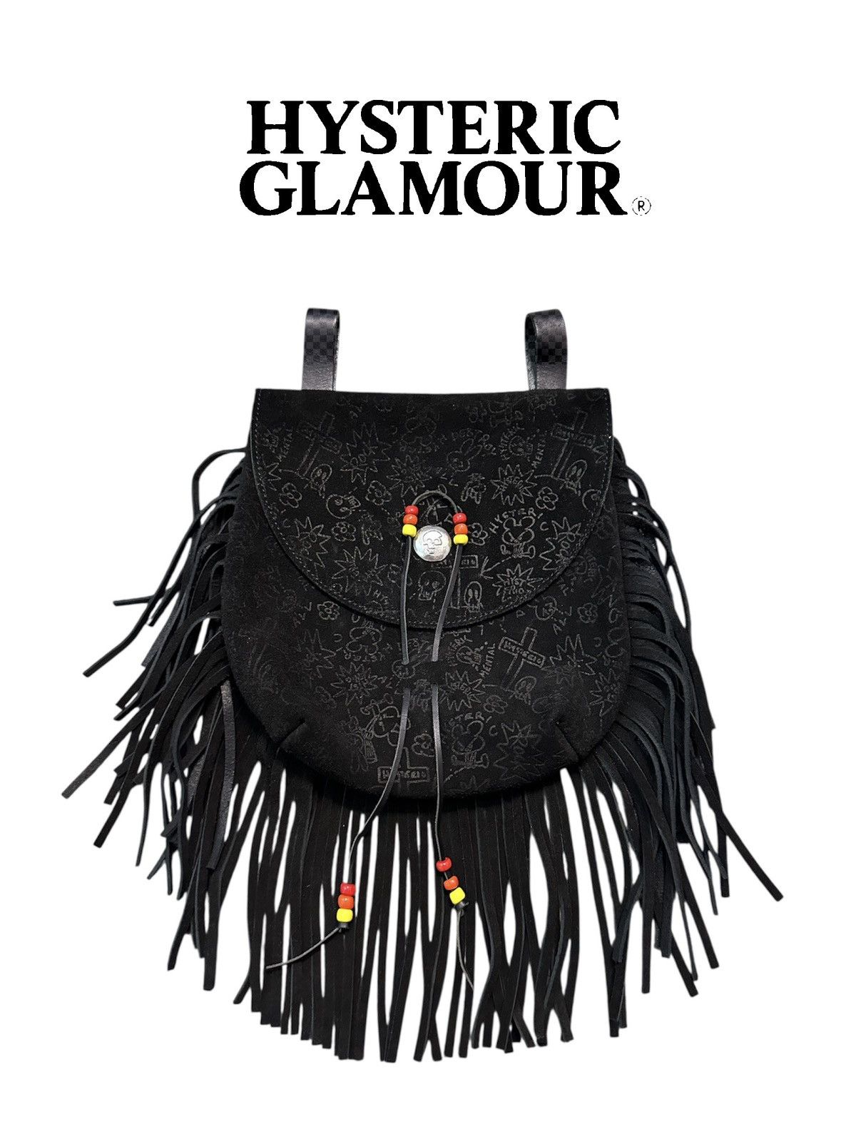 Hysteric Glamour Hysteric Glamour Fringe Leather Side Pocket Bag Size ONE SIZE - 1 Thumbnail