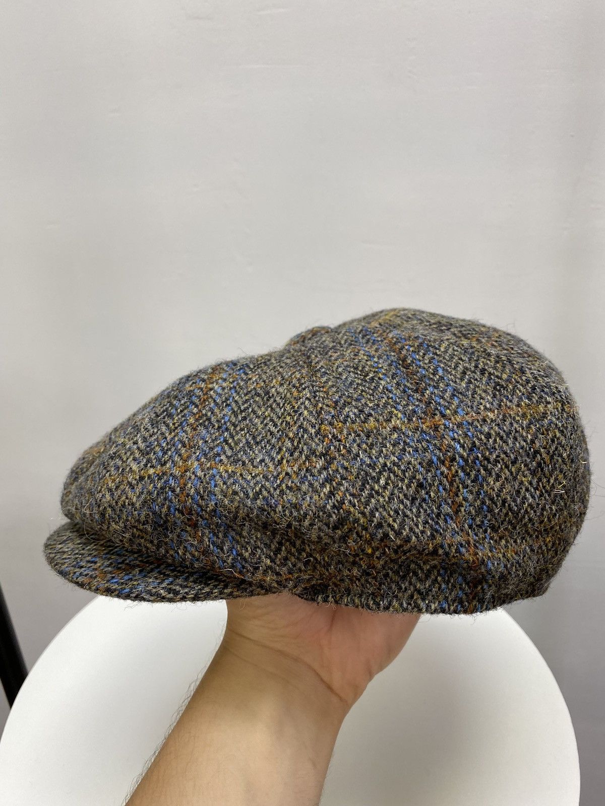 Harris Tweed × Vintage Vintage Failsworth Harris Tweed Wool Flat Hat Cap Size ONE SIZE - 13 Thumbnail