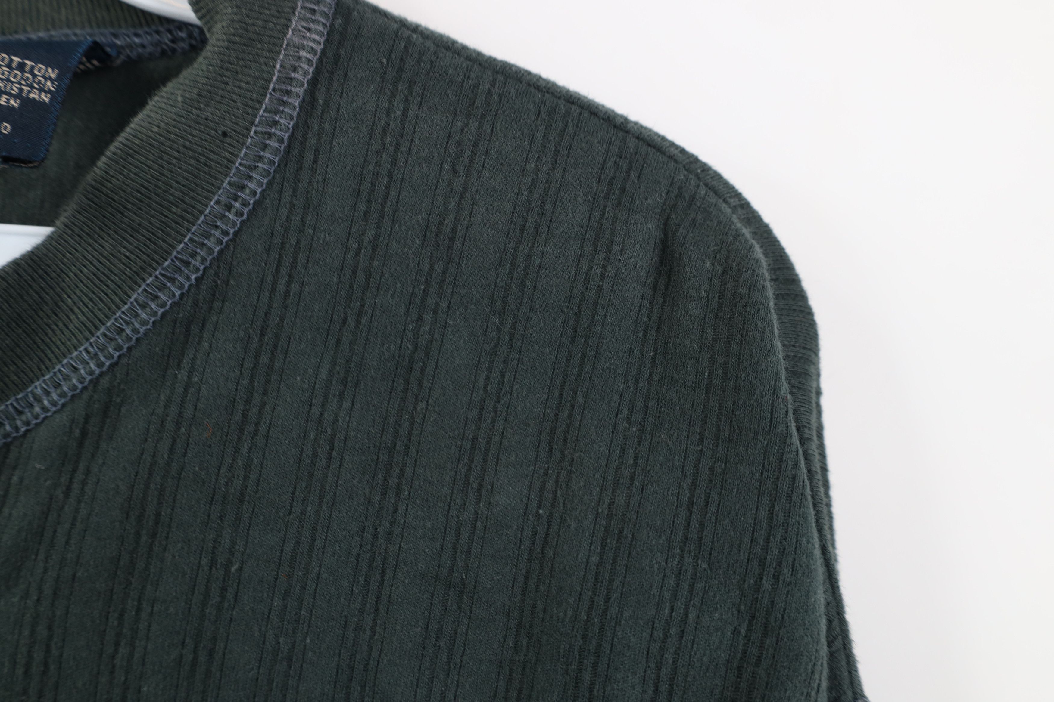 Vintage Vintage 90s Streetwear Knit Long Sleeve Henley T-Shirt Size US L / EU 52-54 / 3 - 6 Thumbnail