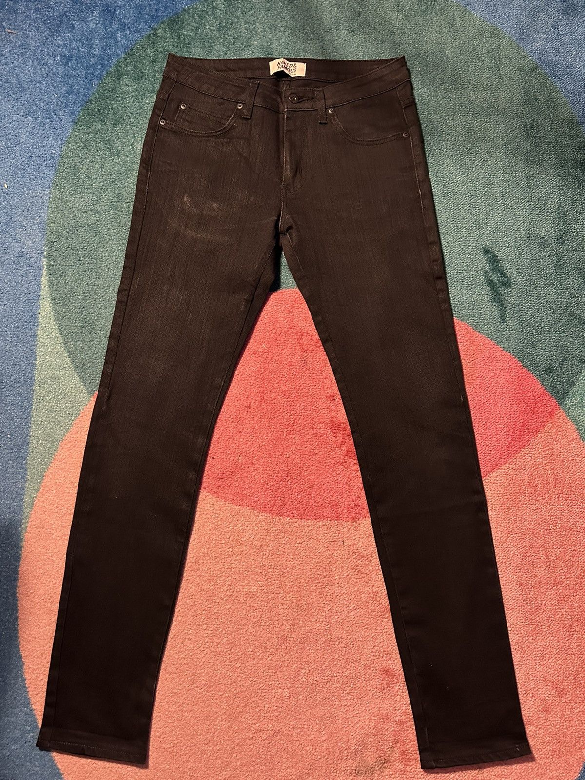 Naked & Famous Naked & Famous Denim Black Power Stretch Size US 32 / EU 48 - 1 Thumbnail