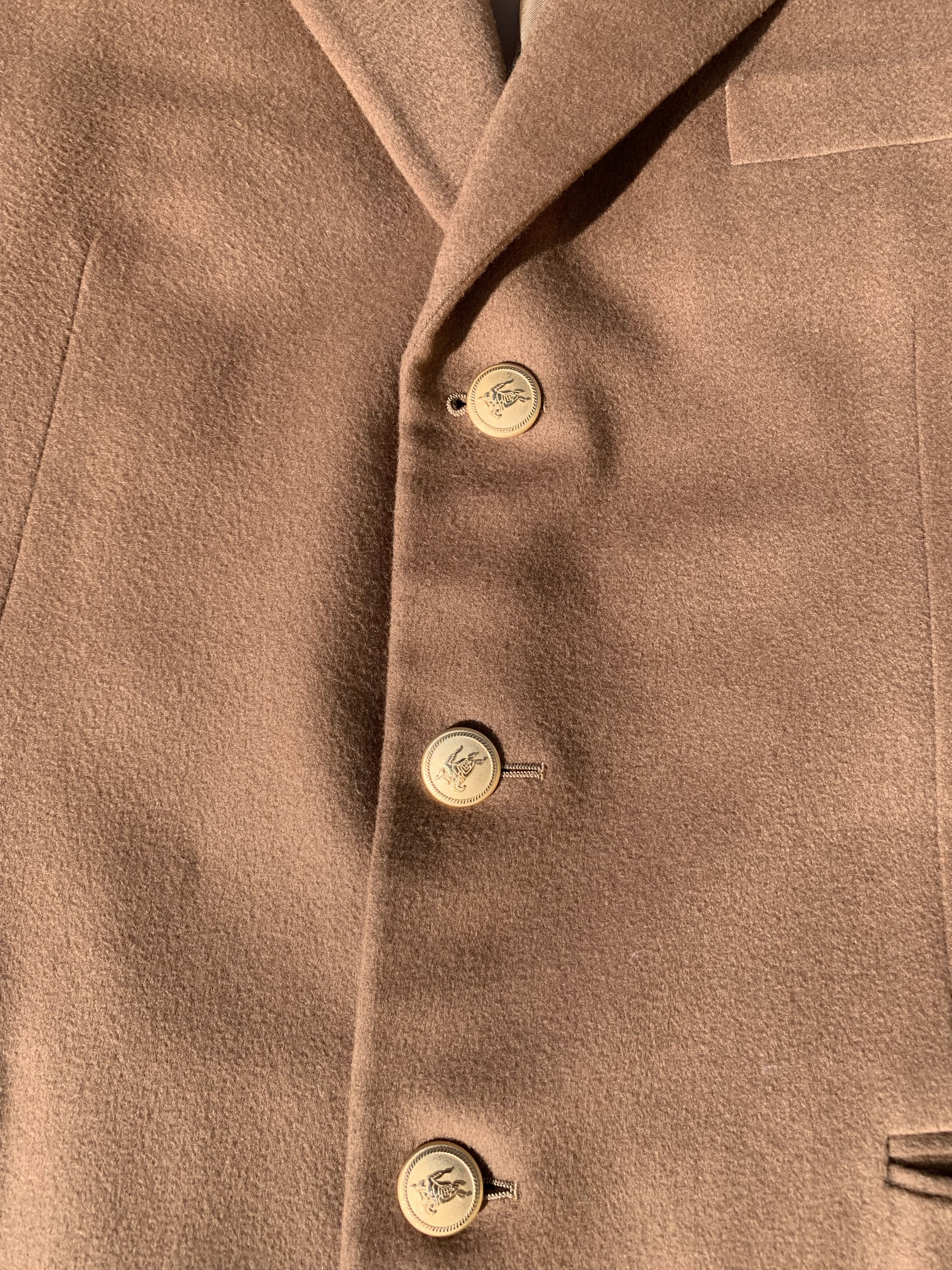 Burberry Vintage Burberry Blazer – 100% Virgin Wool – Camel – IT52 Size 52R - 8 Thumbnail