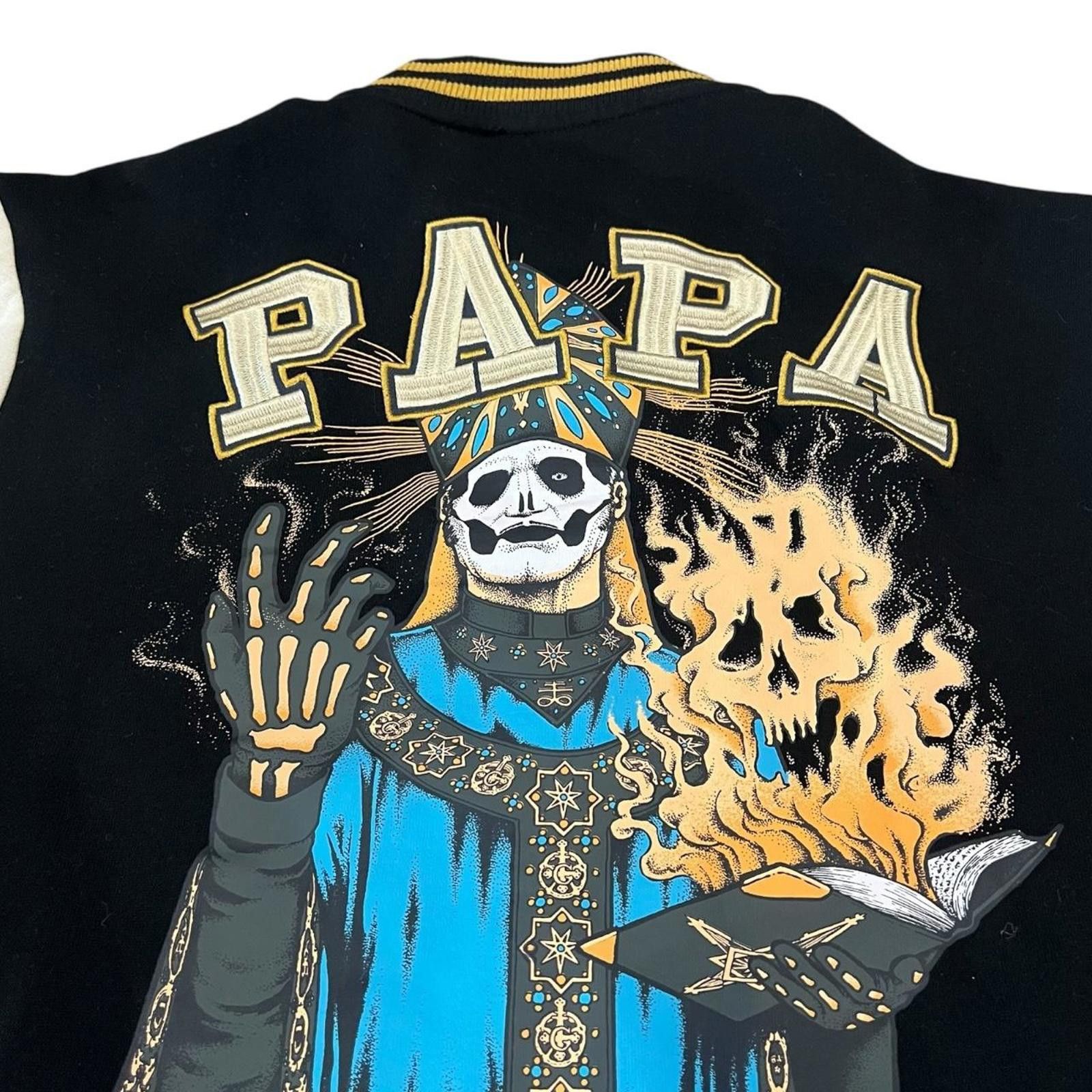GOSTAR DE FUGA Ghost Logos Varsity‎ Jacket Hot Topic Papa Emeritus Nameless Size US L / EU 52-54 / 3 - 3 Thumbnail