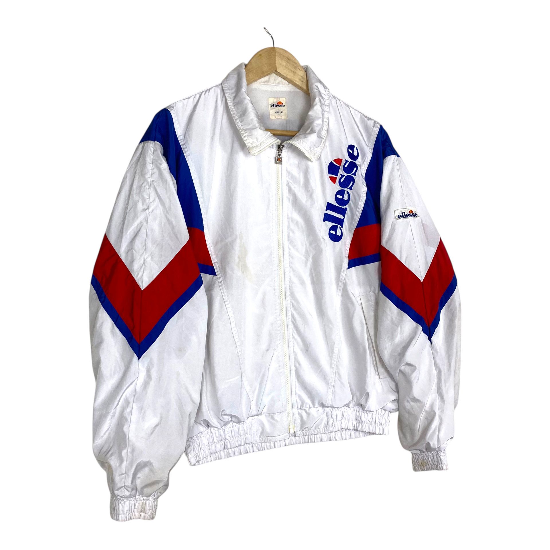 Ellesse 💥 90s ELLESSE PERUGIA ITALIA SPORT ZIPPER JACKET Size US M / EU 48-50 / 2 - 4 Thumbnail