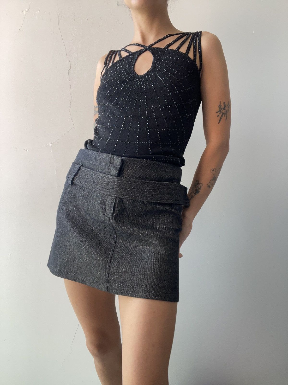 Vintage y2k skirt Size 24" / US 00 / IT 34 - 1 Thumbnail