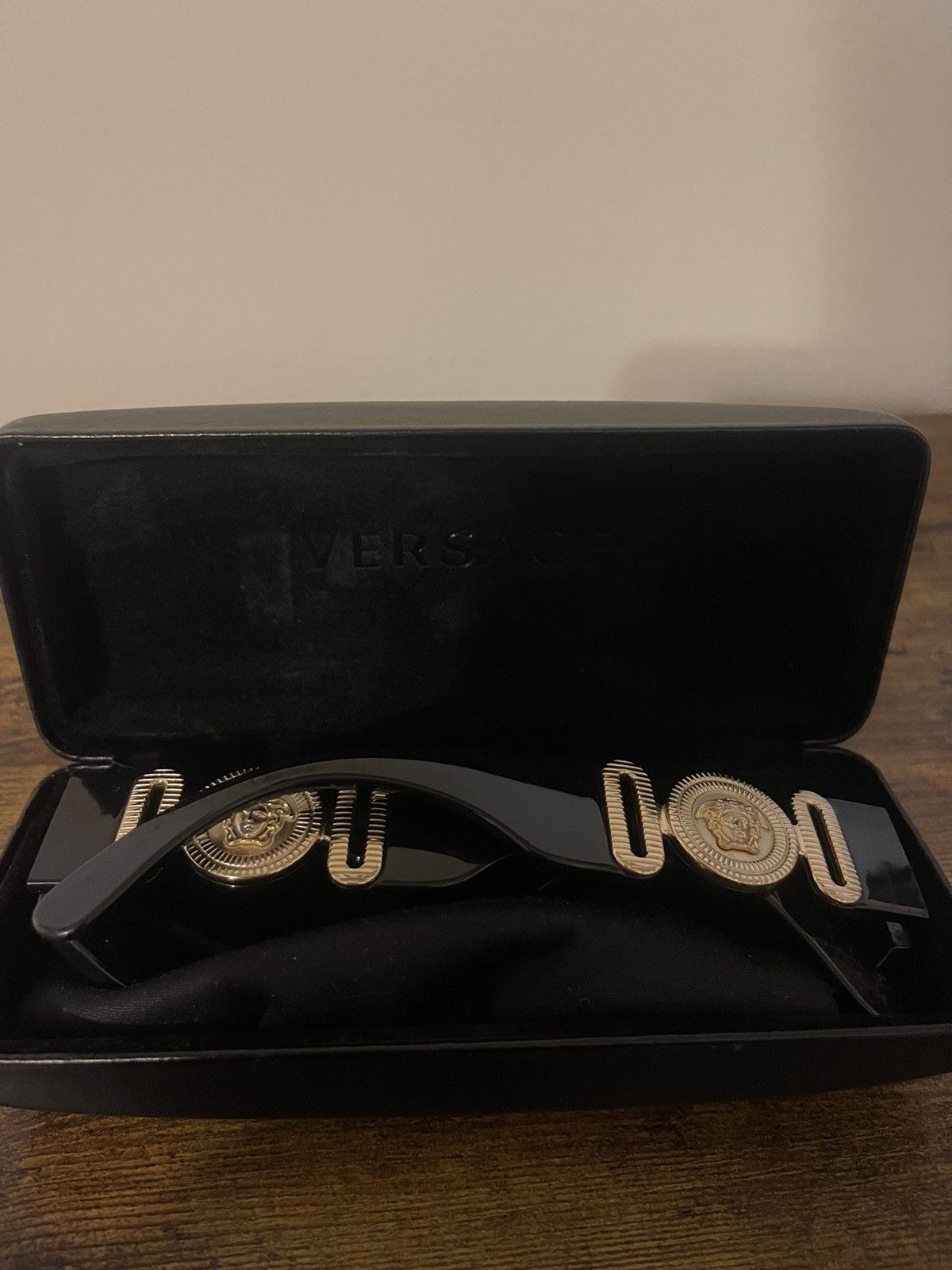 image of Versace Ve4361 Biggie 53 Dark Grey And Black, Men's