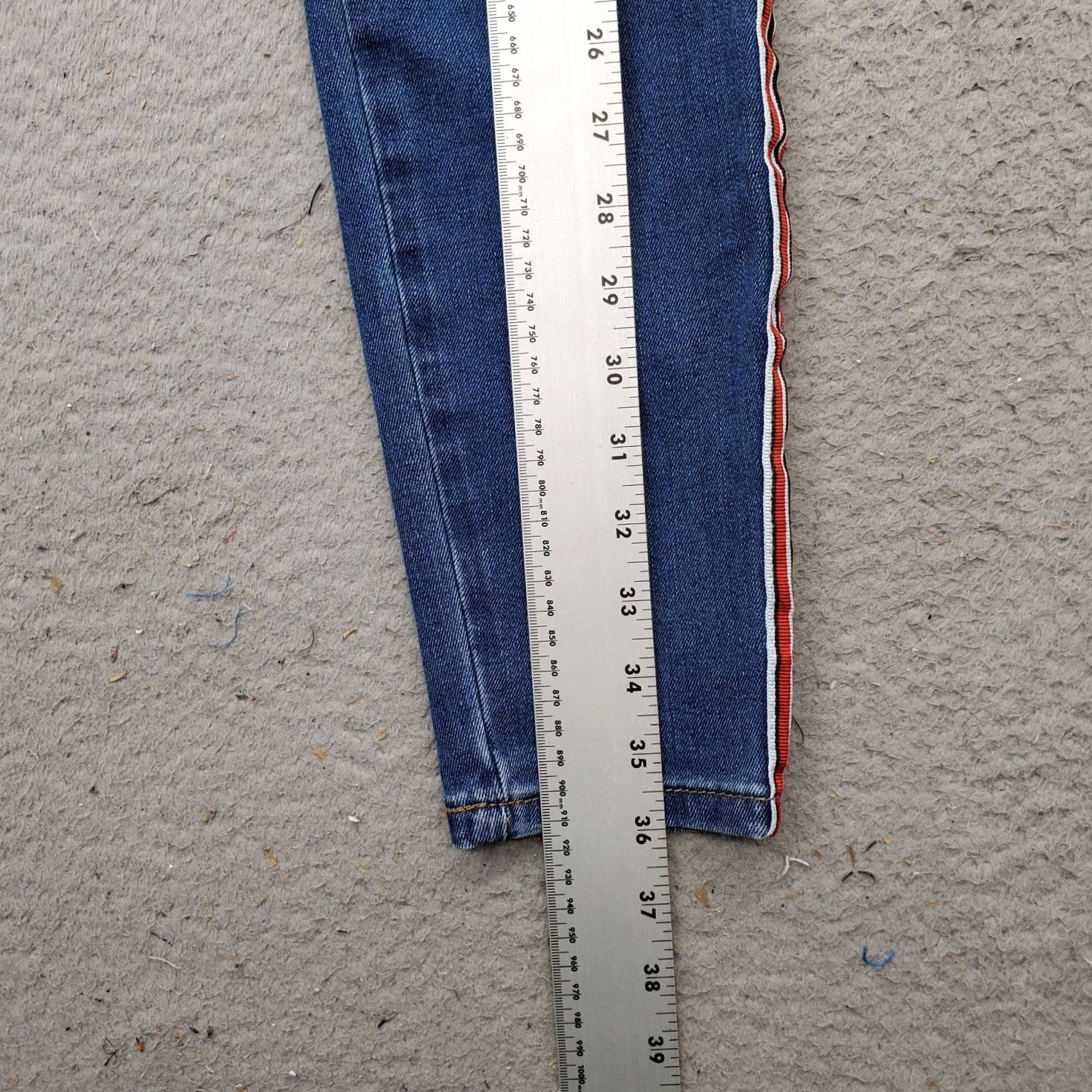 Velvet Velvet Heart Womens Jeans 27 Blue Denim Button Fly High Rise Skinny Ankle Shorts? Size 27" / US 4 / IT 40 - 3 Thumbnail
