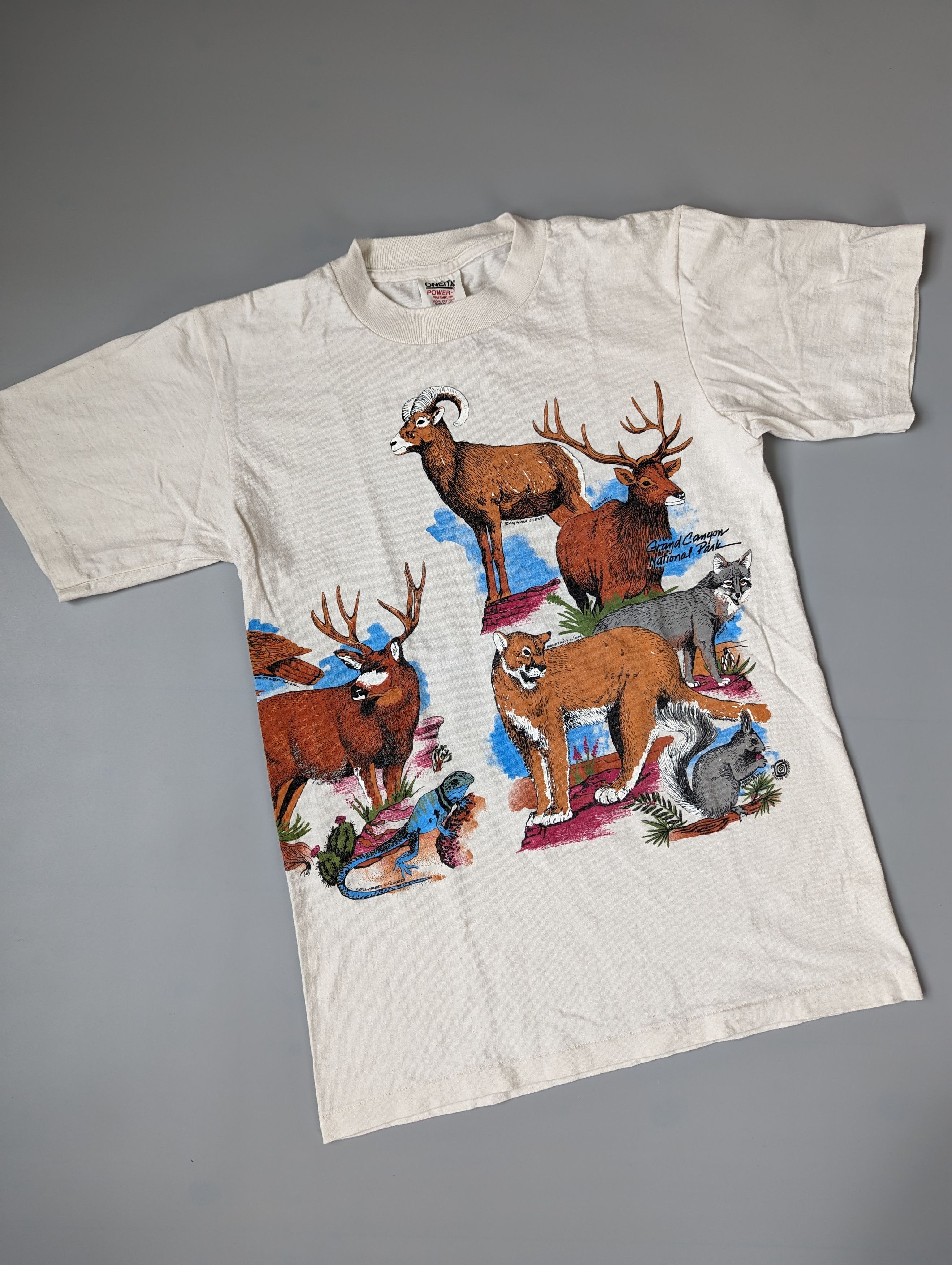 Vintage Grand Canyon National Park Animal Print Vintage T Shirt Size US M / EU 48-50 / 2 - 1 Thumbnail