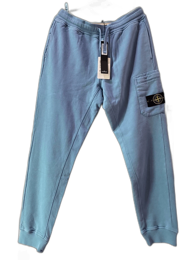 Stone Island Sweatpants in Light Blue Color-yf