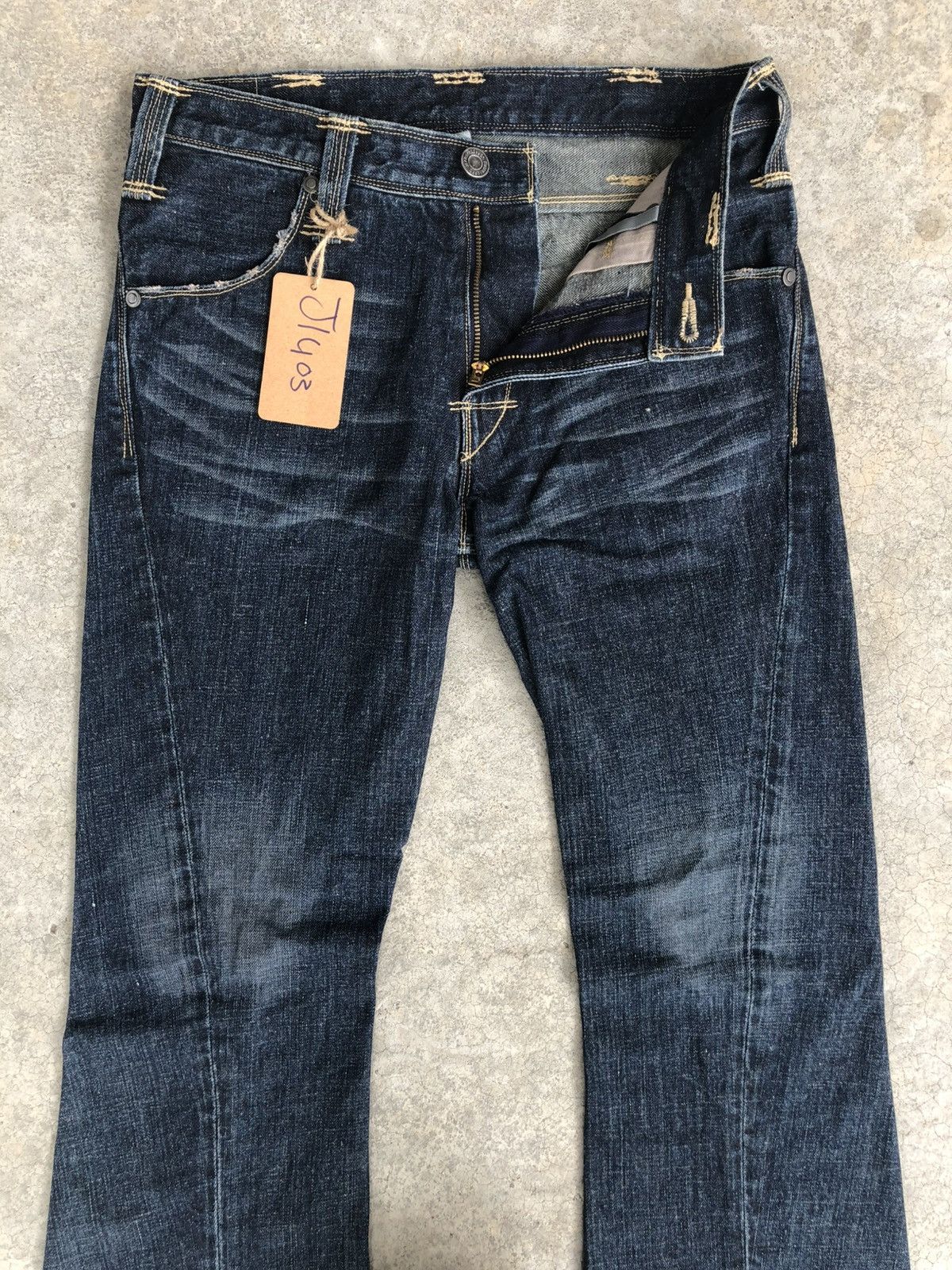 Levi's Flared Levis Engineered Bootcut Distressed Denim Size US 30 / EU 46 - 3 Thumbnail