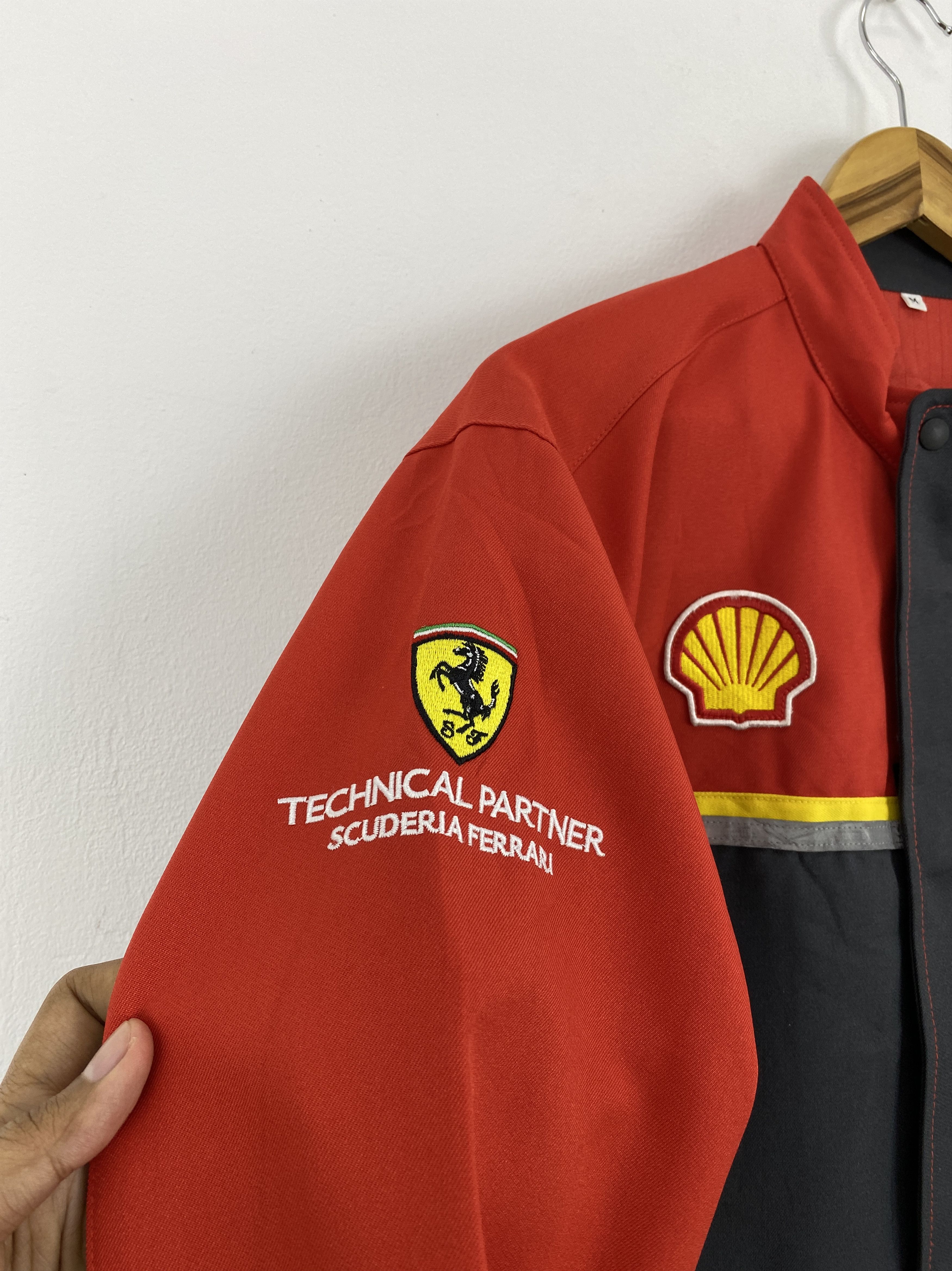 Ferrari Vintage Shell Helix Ferrari Racing Workers Jacket J1775 Size US M / EU 48-50 / 2 - 6 Thumbnail
