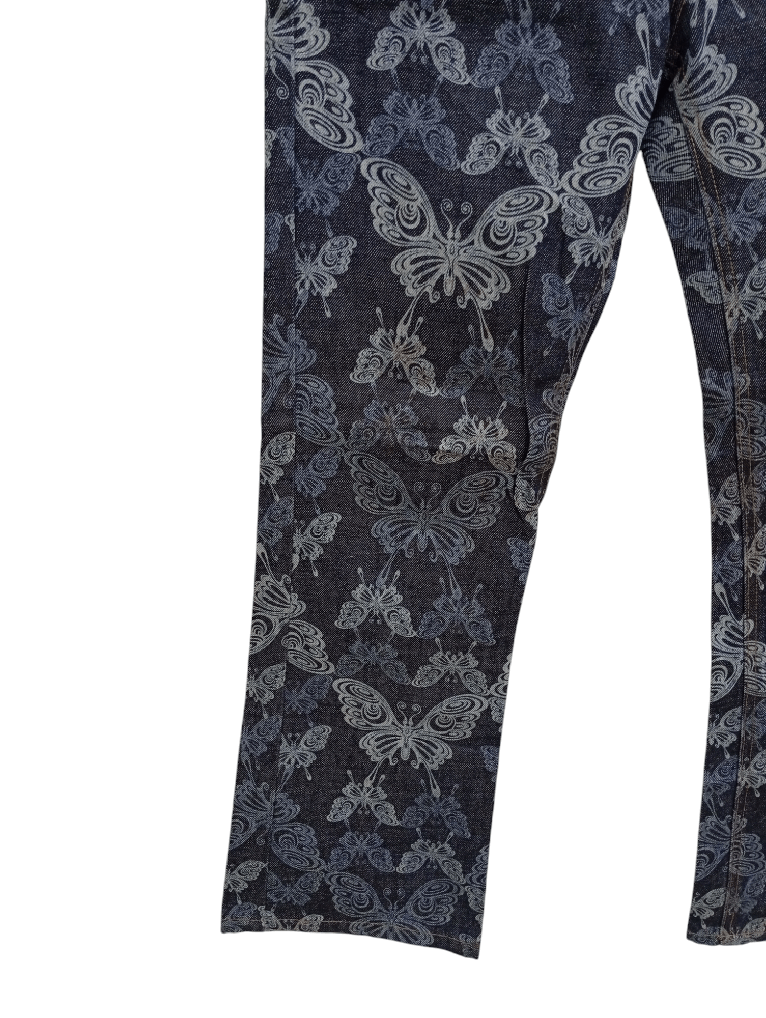 Japanese Brand × Vintage 🔥🔥Ozone Community Full Print Butterfly Motif Pants Jeans Size US 28 / EU 44 - 7 Thumbnail