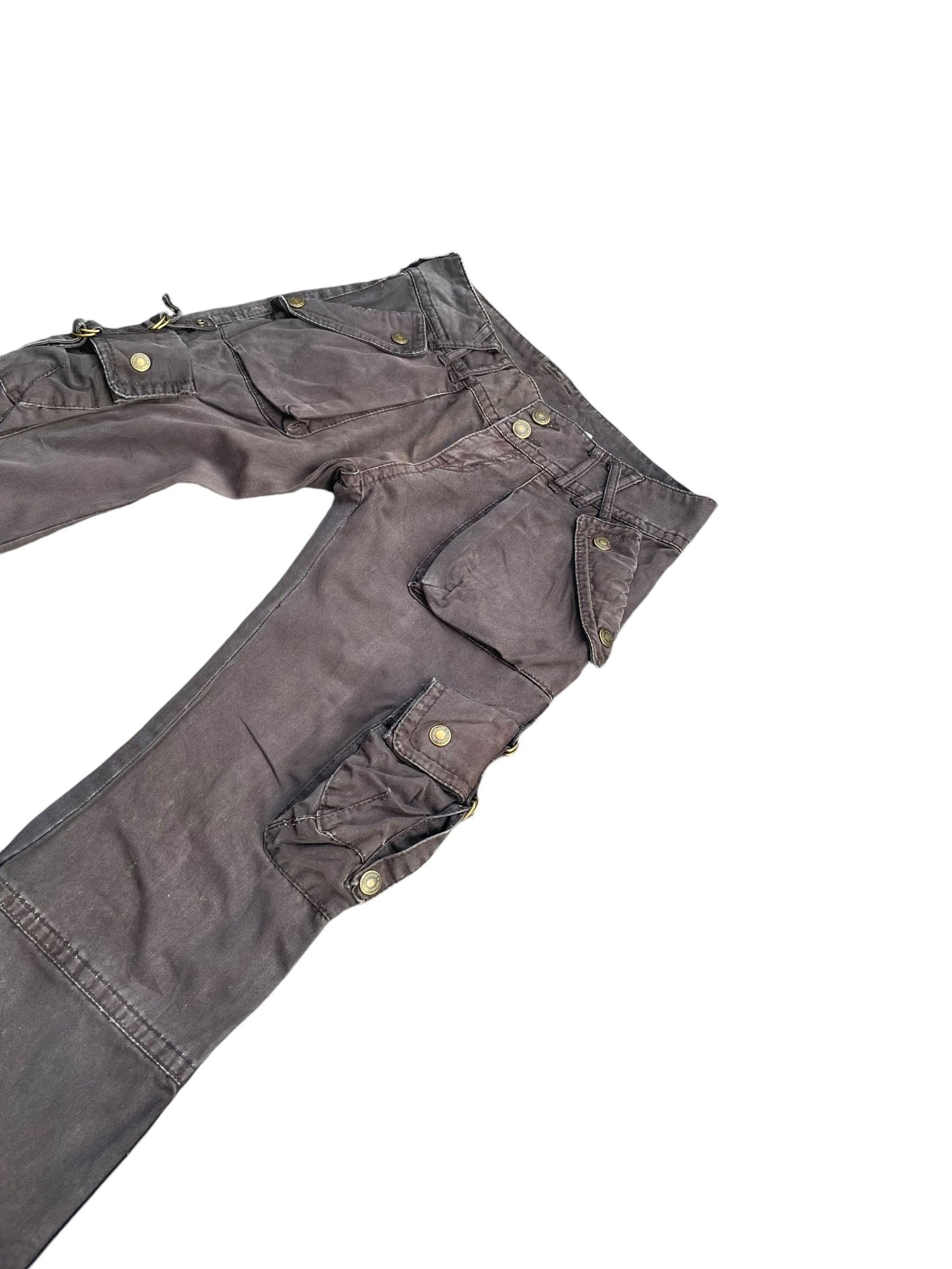 Japanese Brand Japanese Brand Flare Cargo Pant Size 30" / US 8 / IT 44 - 3 Thumbnail