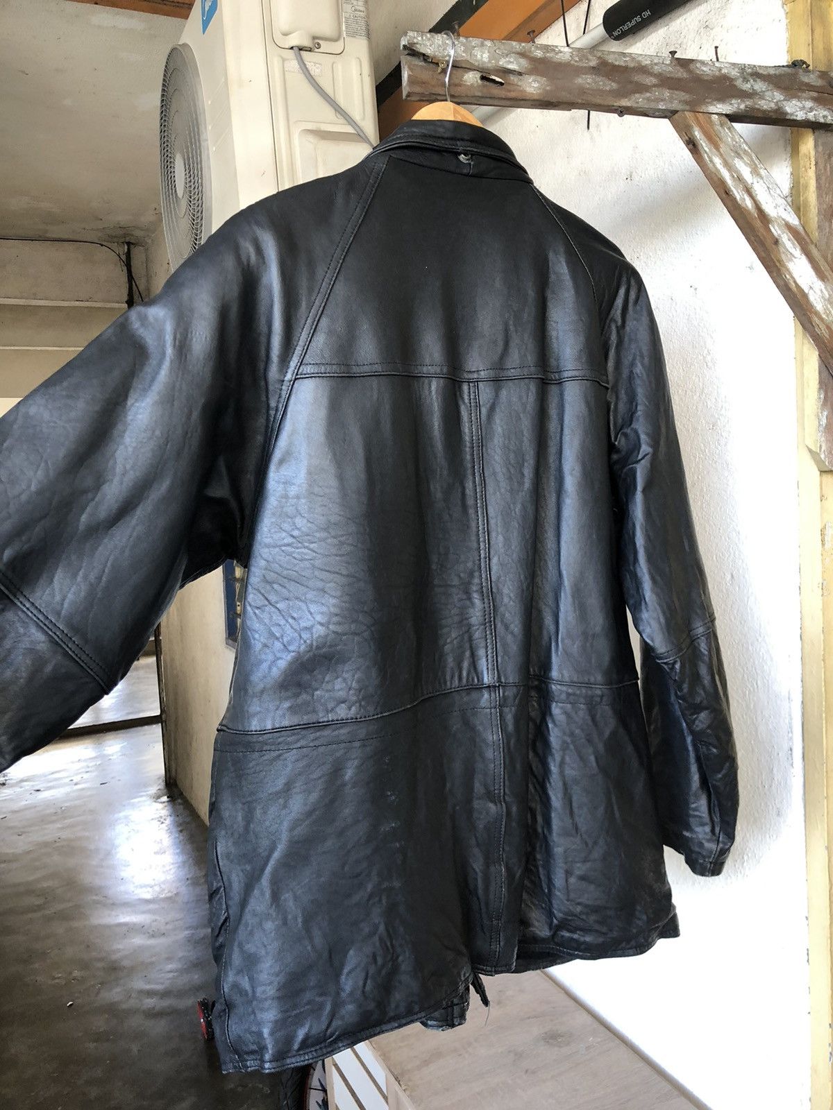 Chevignon Vintage Chevignon Leather Jacket Black Size US L / EU 52-54 / 3 - 14 Thumbnail