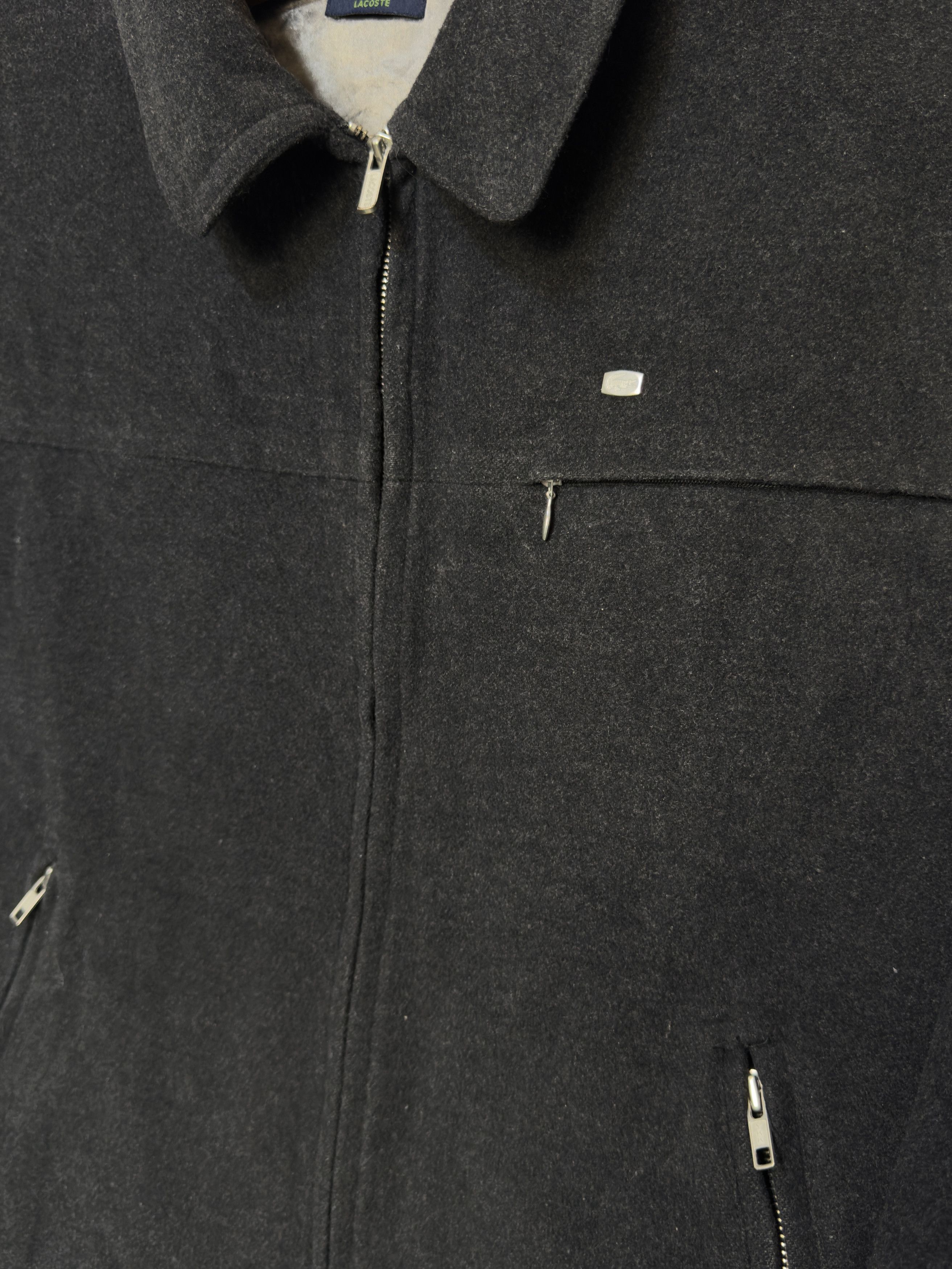 Lacoste 🔥 vintage lacoste coat jacket wool patch logo Size US L / EU 52-54 / 3 - 4 Thumbnail