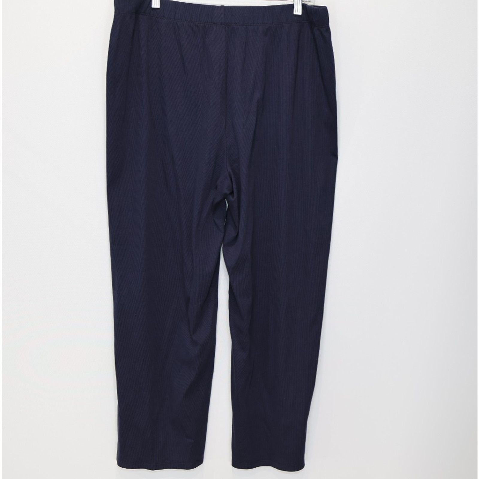 Eileen Fisher EILEEN FISHER Ribbed Organic Cotton Straight Pants Size XL Size 38" / US 16 / IT 52 - 3 Thumbnail