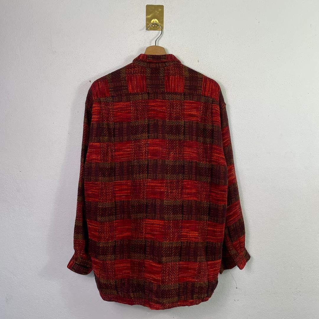Current/Elliot × Equipment Equipment France Wool Patchwork Plaid Design Flannel Shirt Size US M / EU 48-50 / 2 - 6 Thumbnail